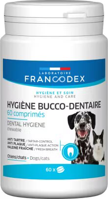 Francodex pasta de dinti masticabila dog/ cat 60 tablete