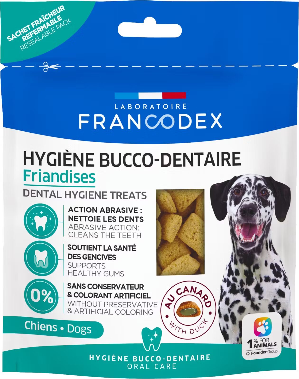 Francodex recompense pentru igiena dentara caini 75 g