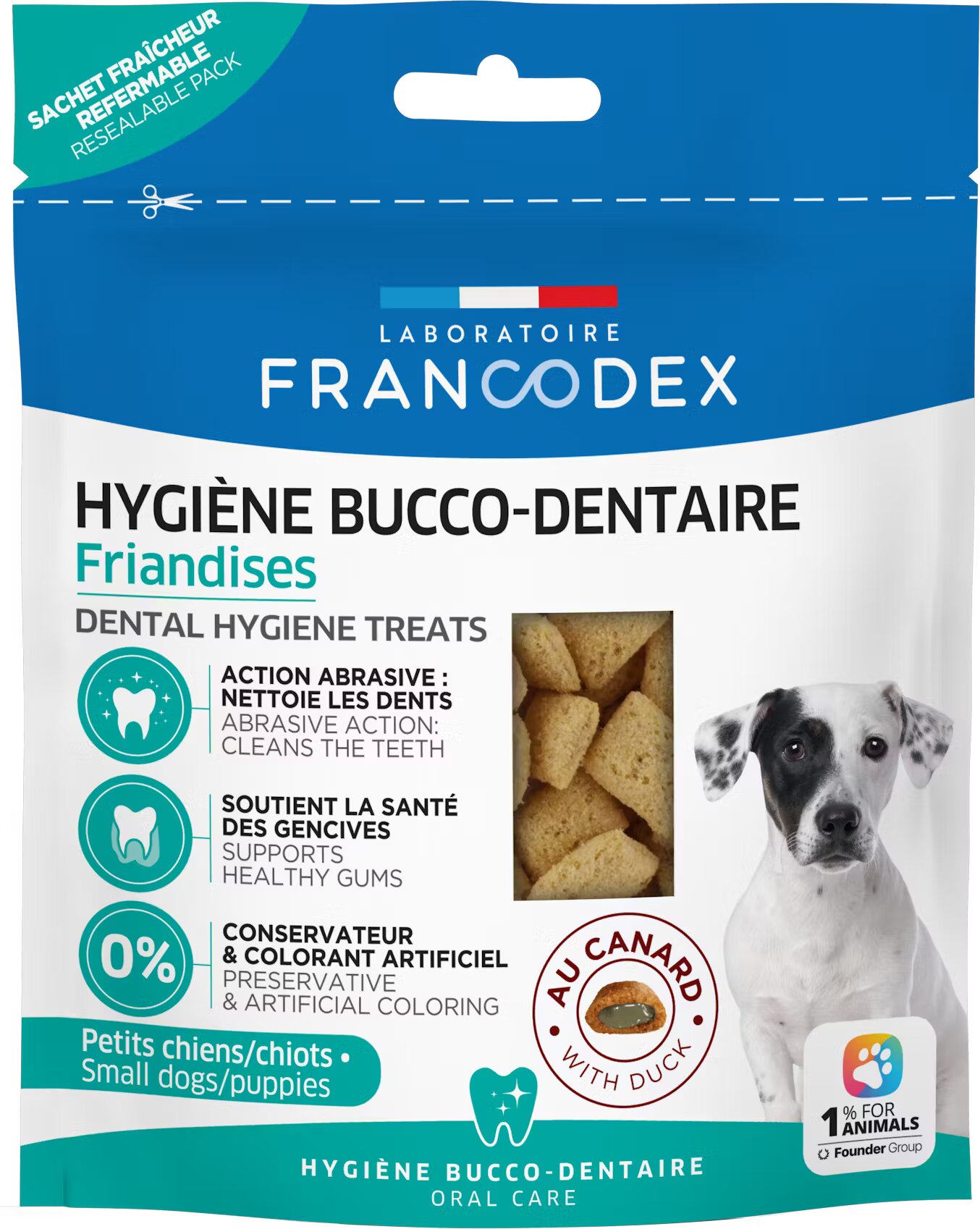 Francodex recompense pentru igiena dentara catelusi 75 g