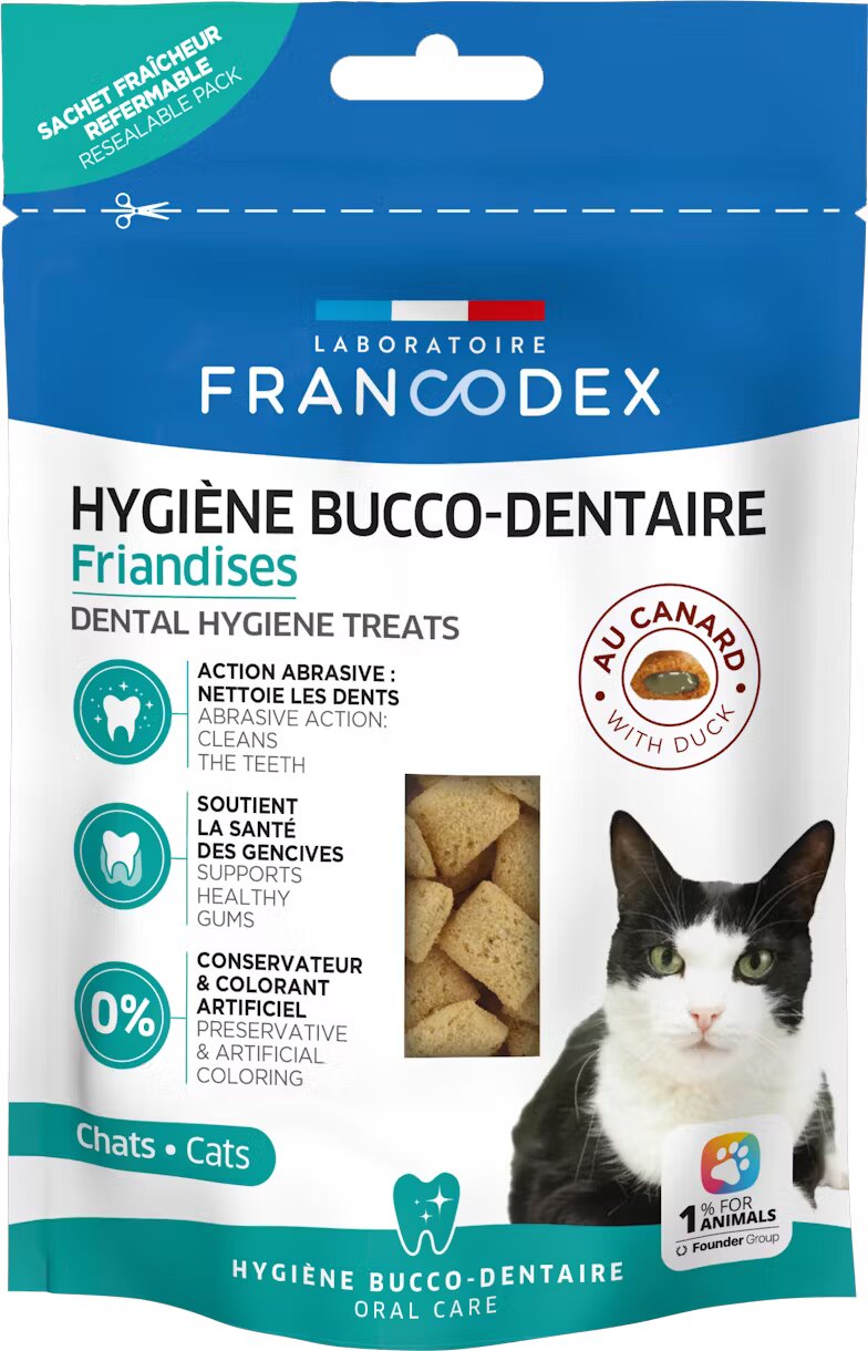 Francodex recompense pentru igiena dentara pisici 65 g