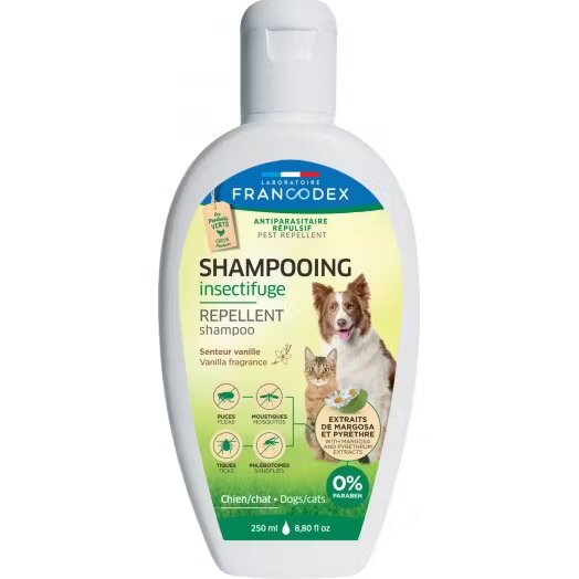 Francodex sampon antiparazitar vanilie 250 ml