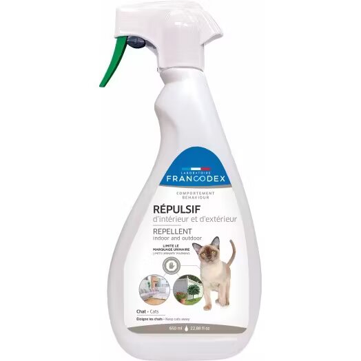 Francodex spray repulsiv interior-exterior cat 650 ml