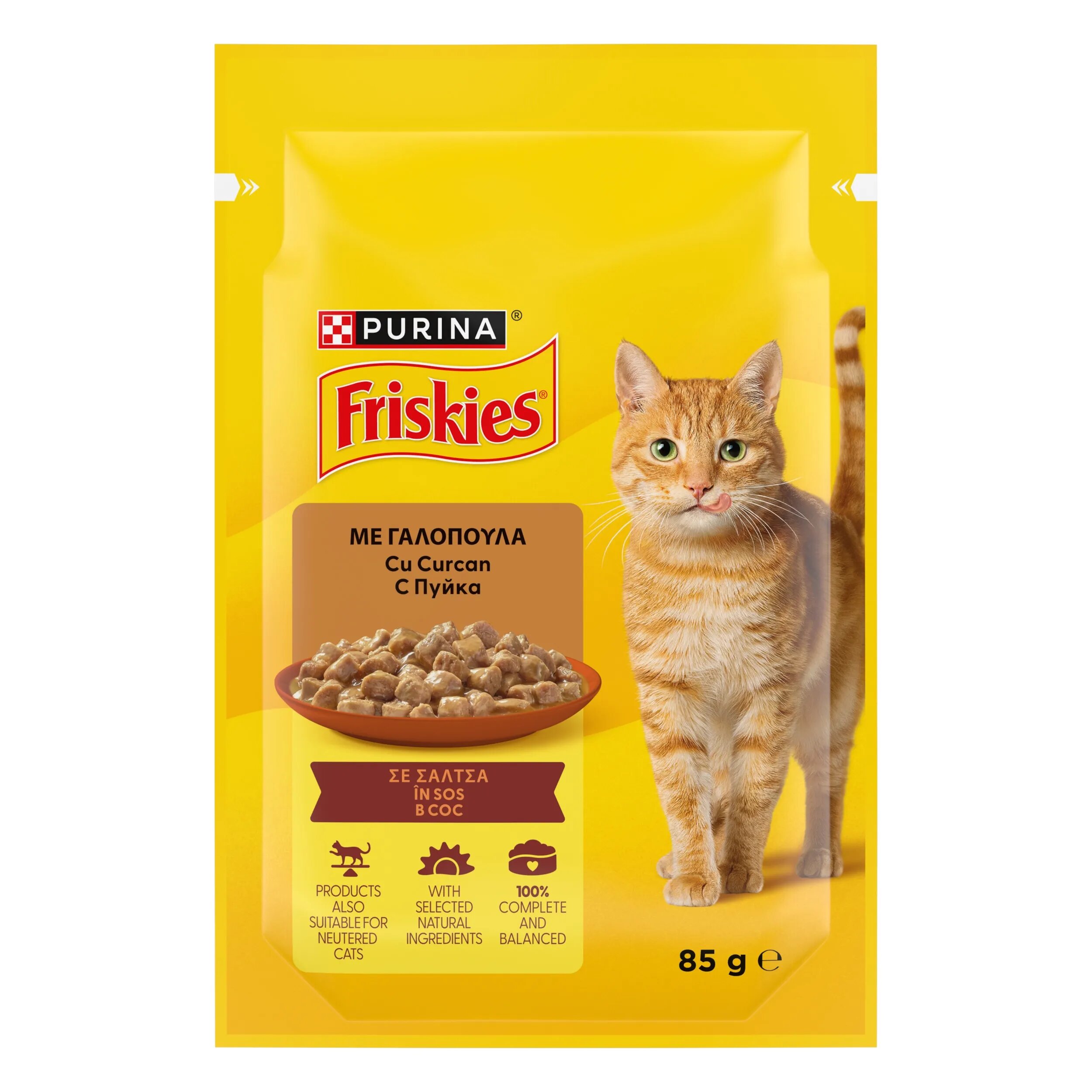 Friskies Adult Cat Turkey 85 g