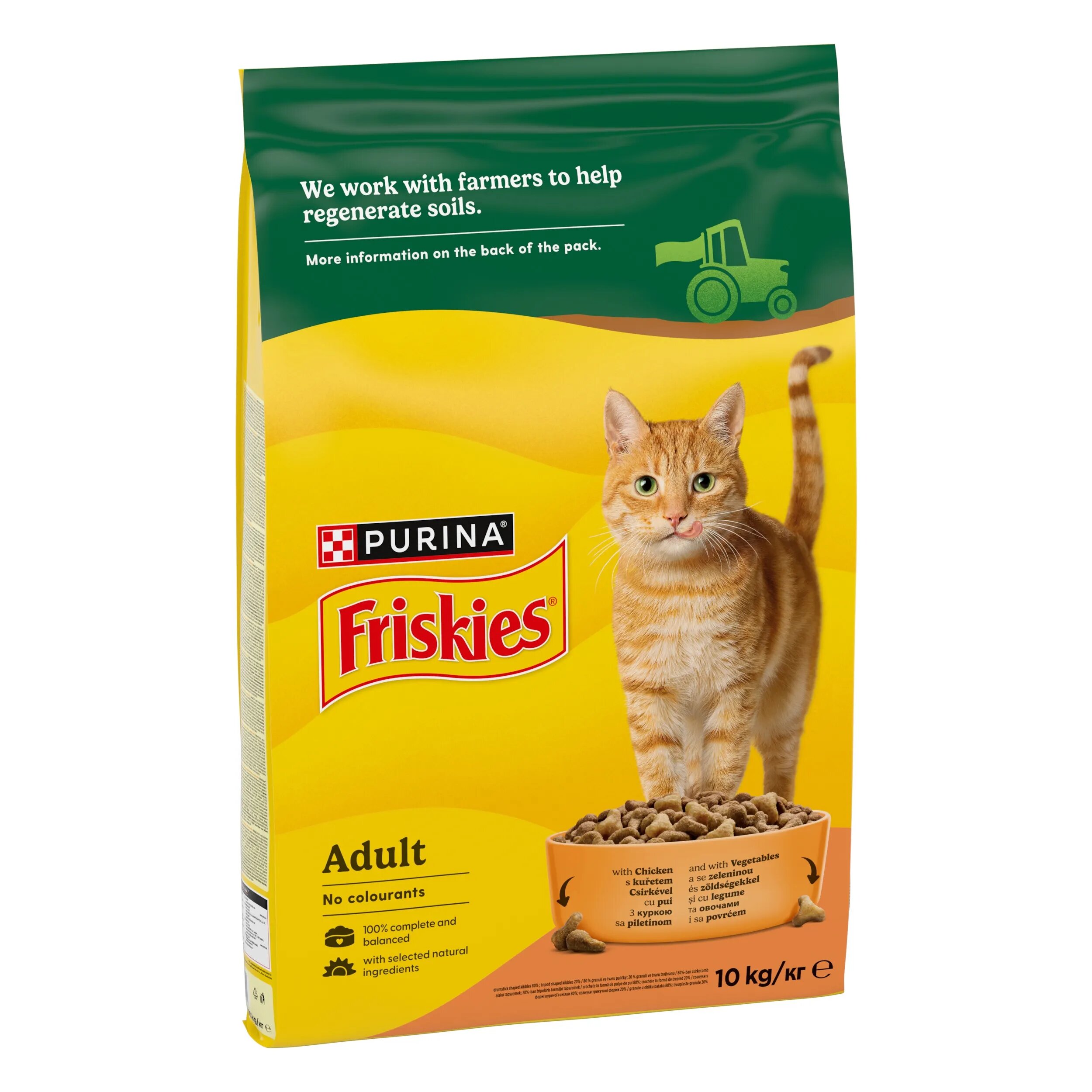 Friskies Cat Adult Pisica Pui si Legume 10 kg