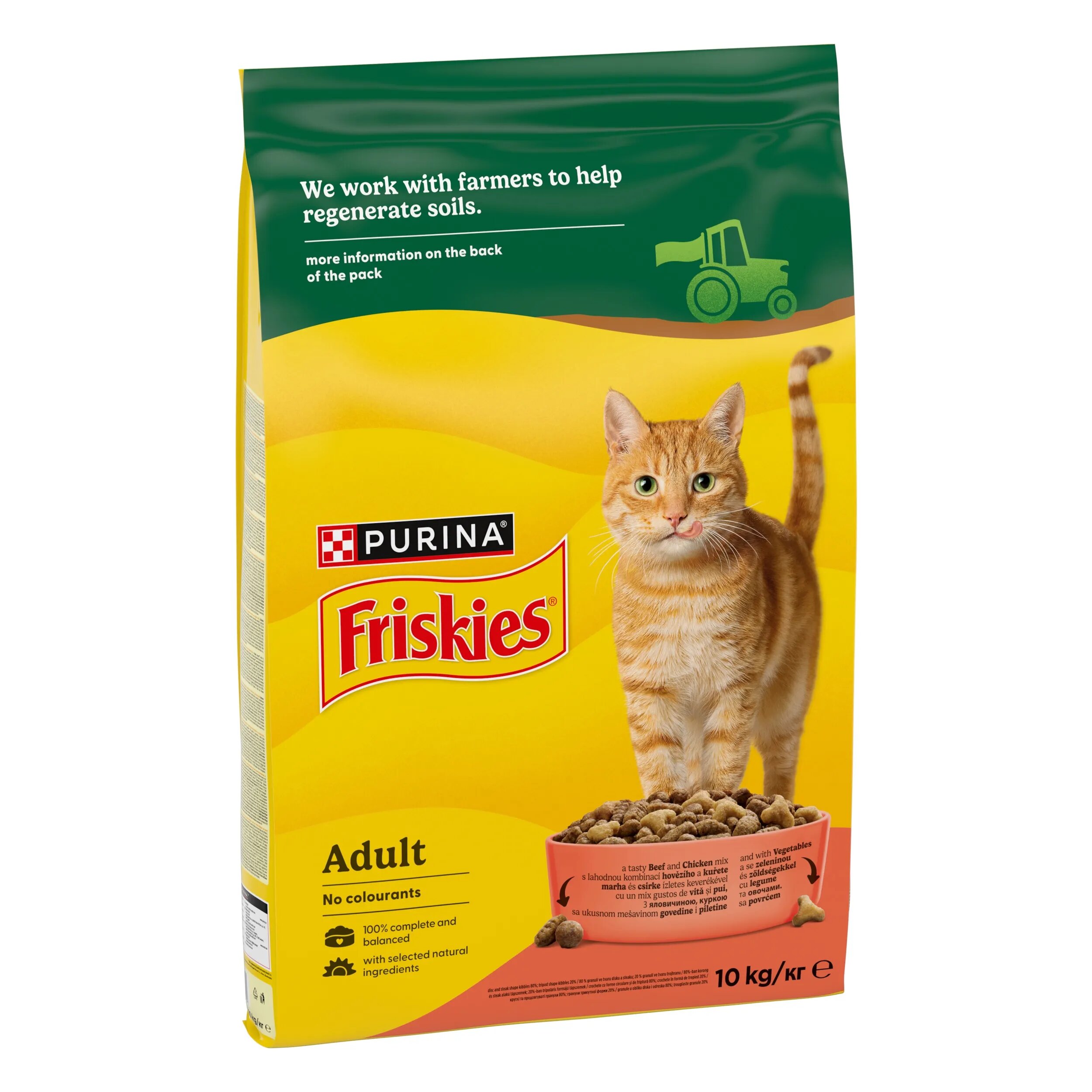 Friskies Cat Adult Pisica Vita Pui si Legume 10 kg