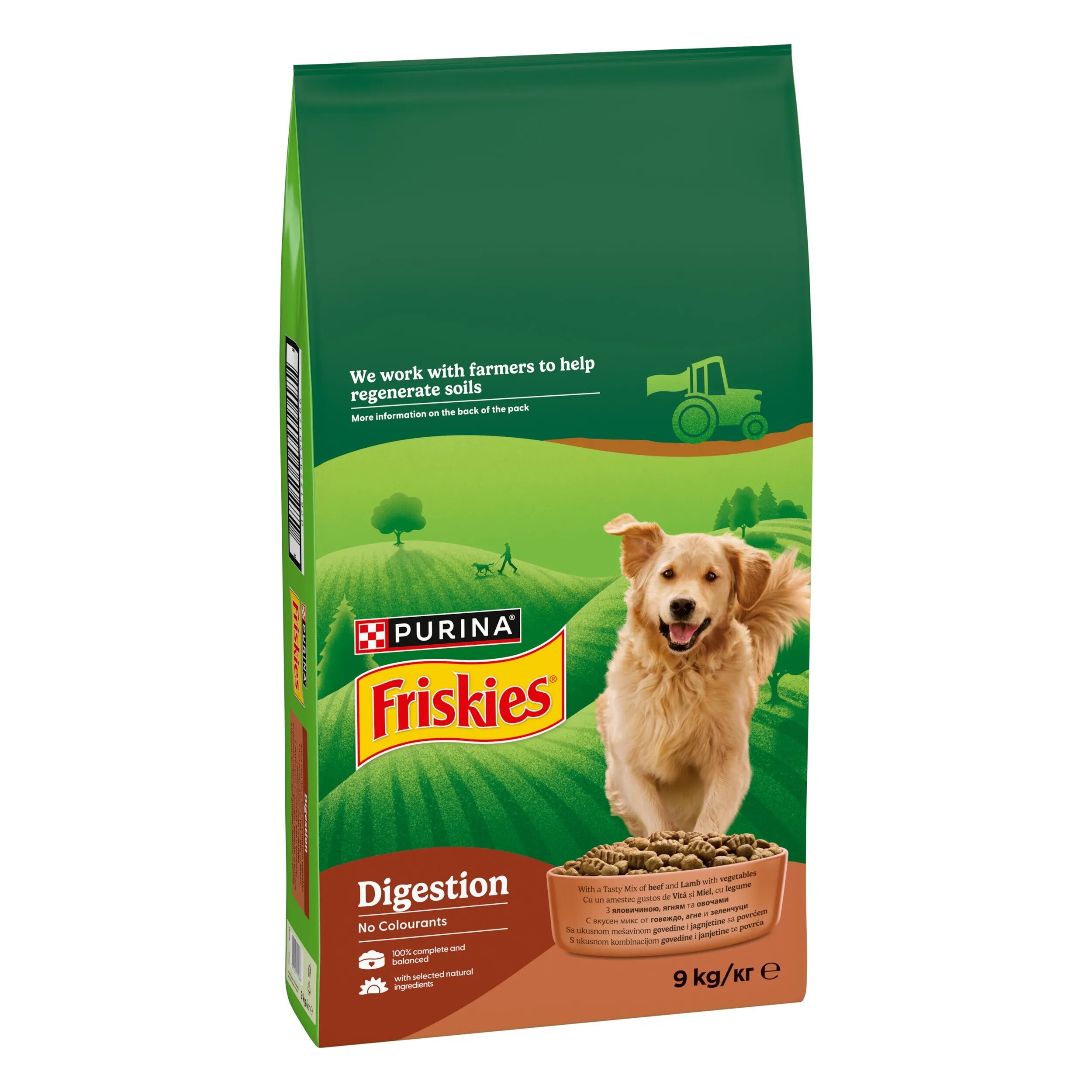 Friskies Dog Caine Digestion Vita Miel si Legume 9 kg