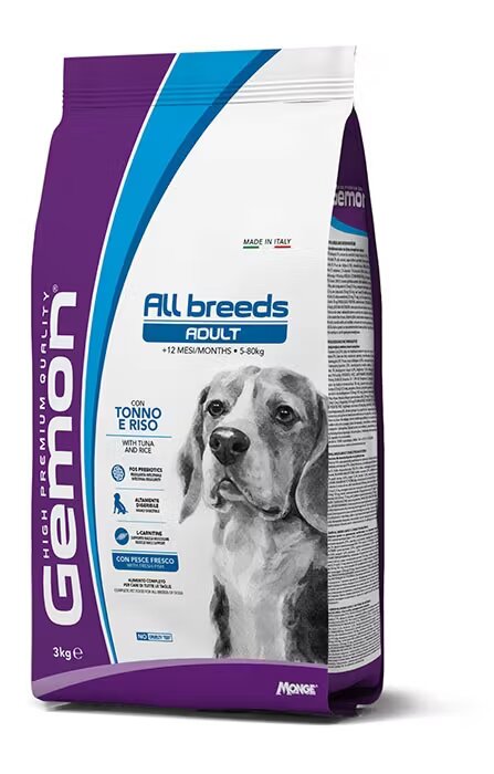 Gemon Breeder Regular Adult All Breeds Ton si Orez 20 kg