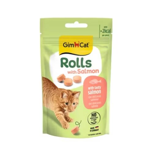GimCat Recompense pisici adulte Rolls Somon 50 g