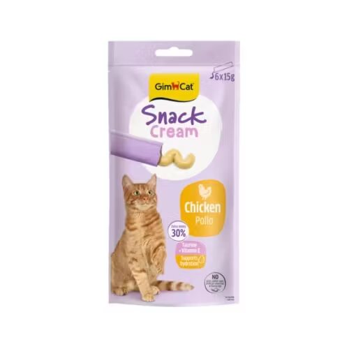 GimCat Recompense pisici adulte Snack Cream Pui 6 x 15 g