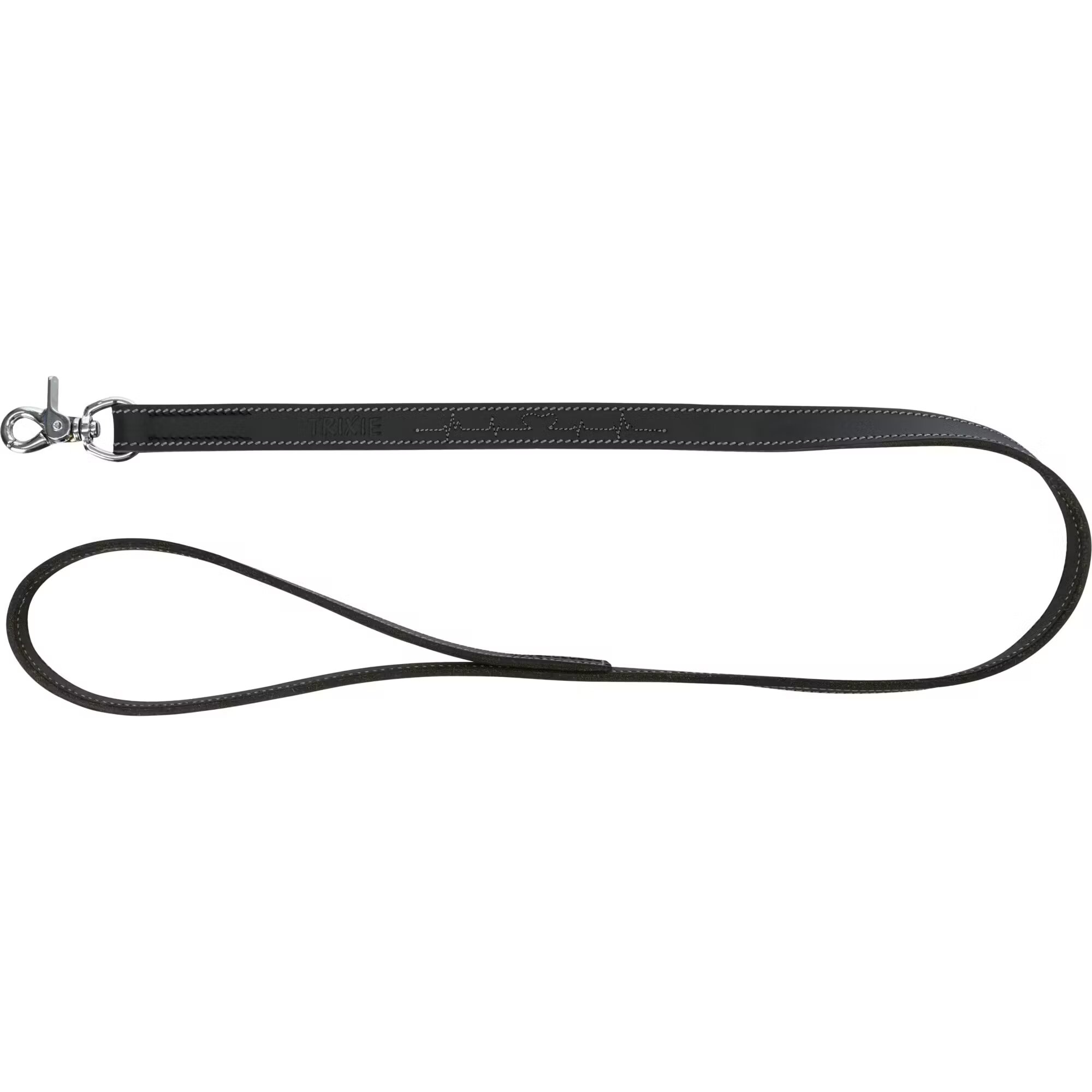 GlobalPet Trixie Lesa din Piele M-L: 1 m/ 20 mm Negru 18980