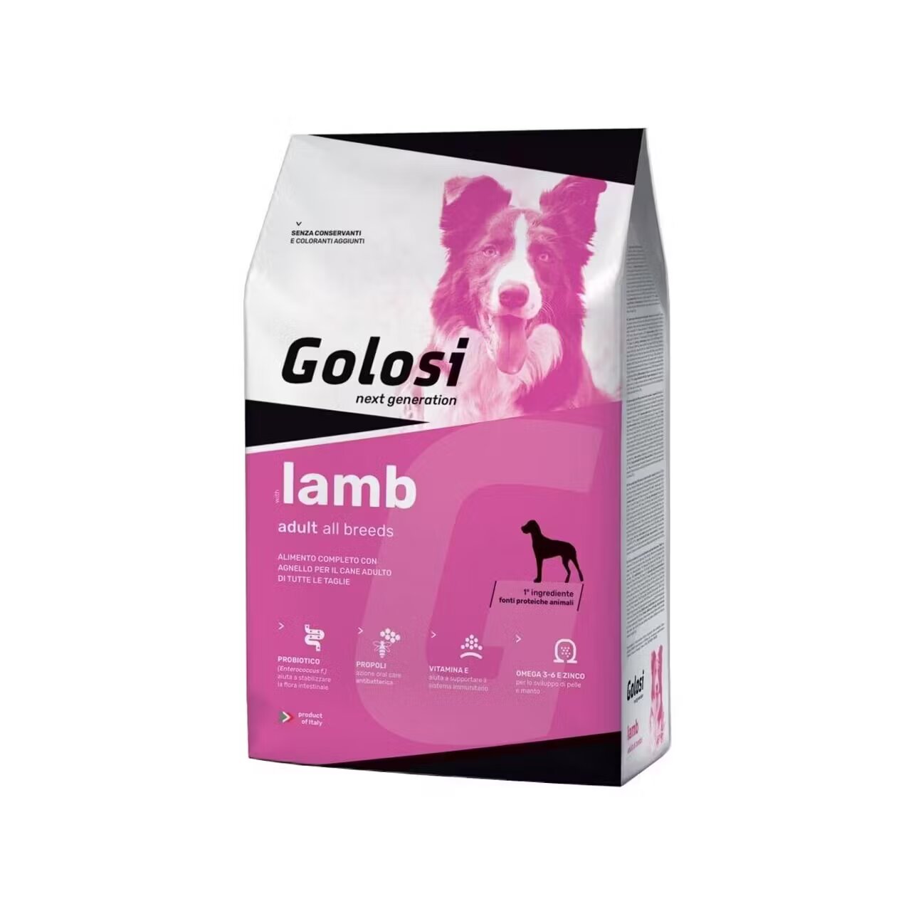 Golosi Hrana uscata premium caini Dog Lamb Adult All Breeds 12 kg