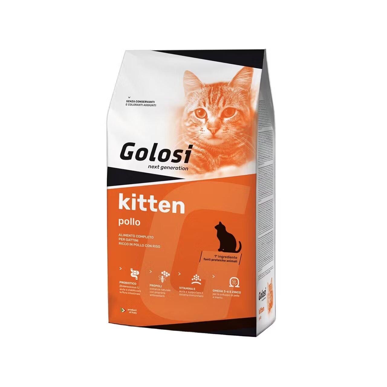 Golosi Hrana uscata premium pisici Kitten Pui & Orez 20 kg