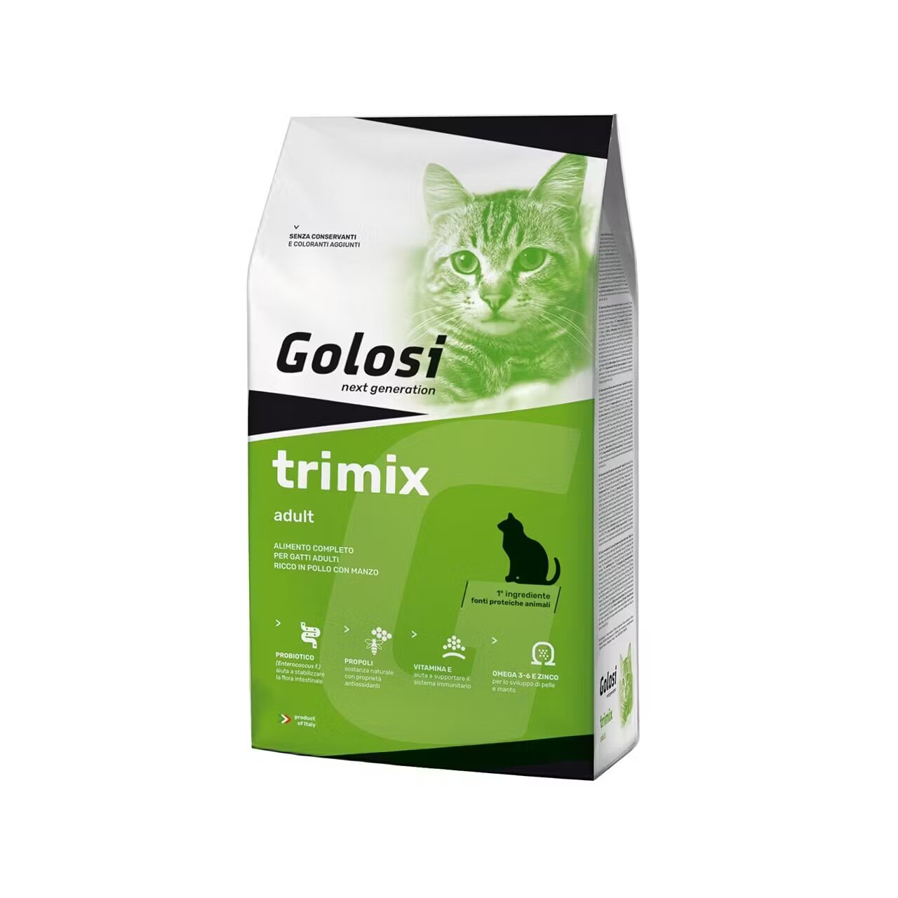 Golosi Hrana uscata premium pisici Pui & Vita Trimix Adult 20 kg