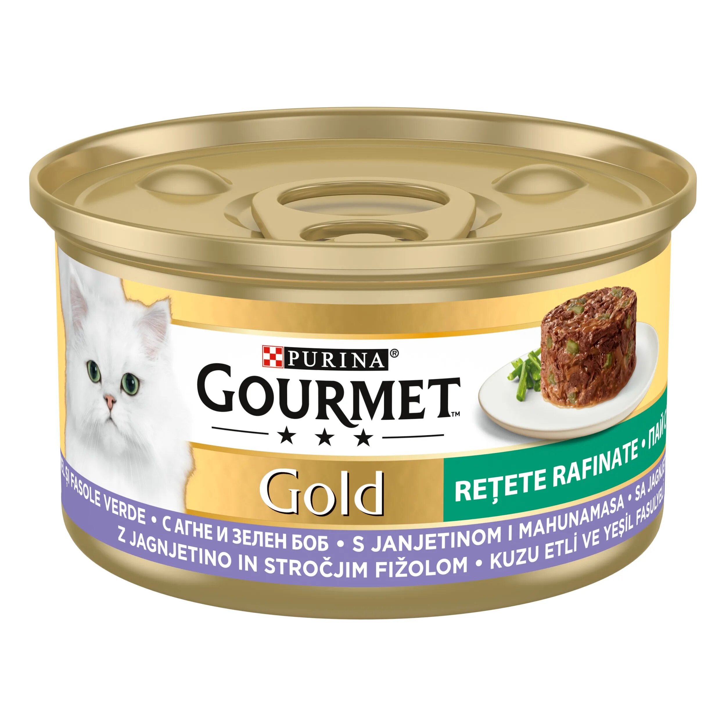 Gourmet GOLD Savoury Cake Miel si Fasole Verde 85 g