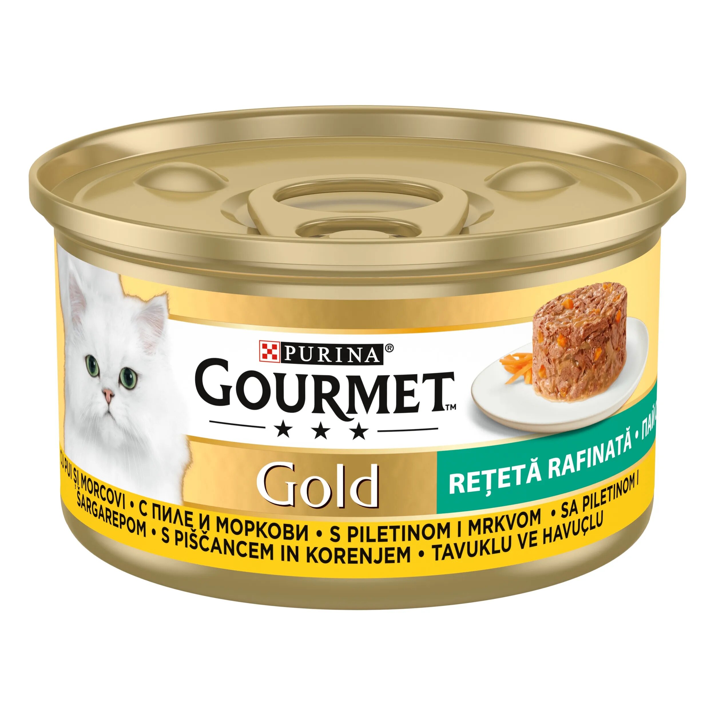 Gourmet GOLD Savoury Cake Pui si Morcovi 85 g