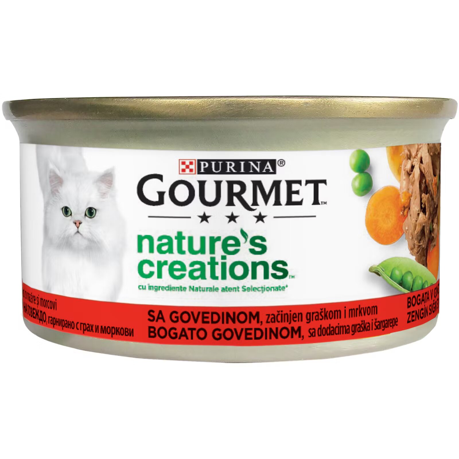 Gourmet Nature's Creations File Vita si Mazare 85 g