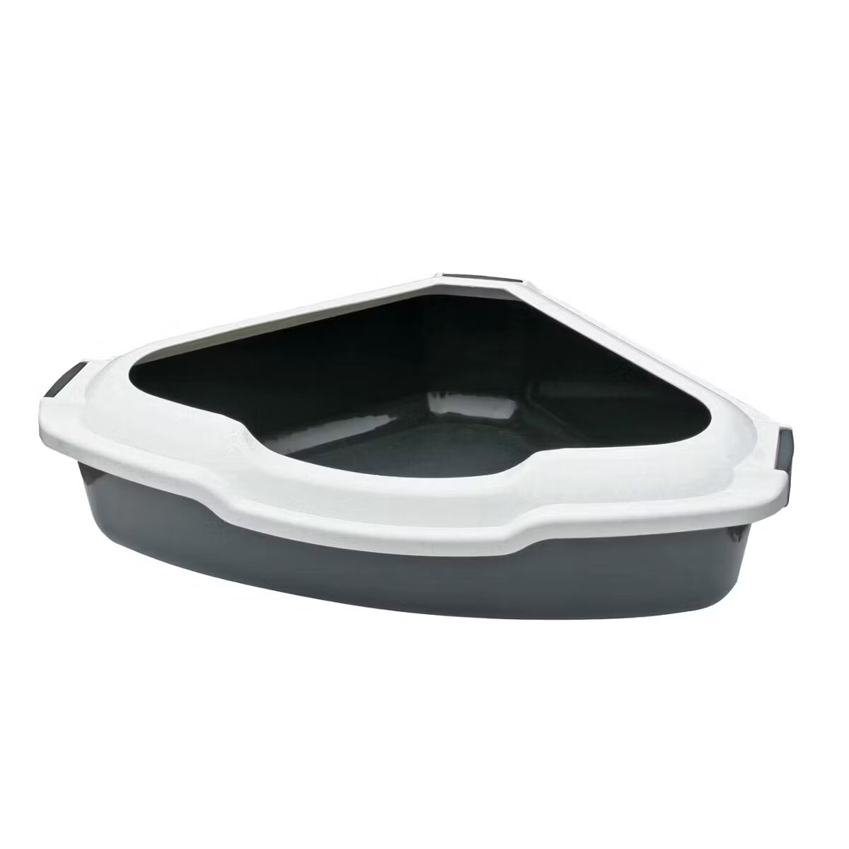Happet Litiera de Colt cu Rama 56x43x14 cm Gri