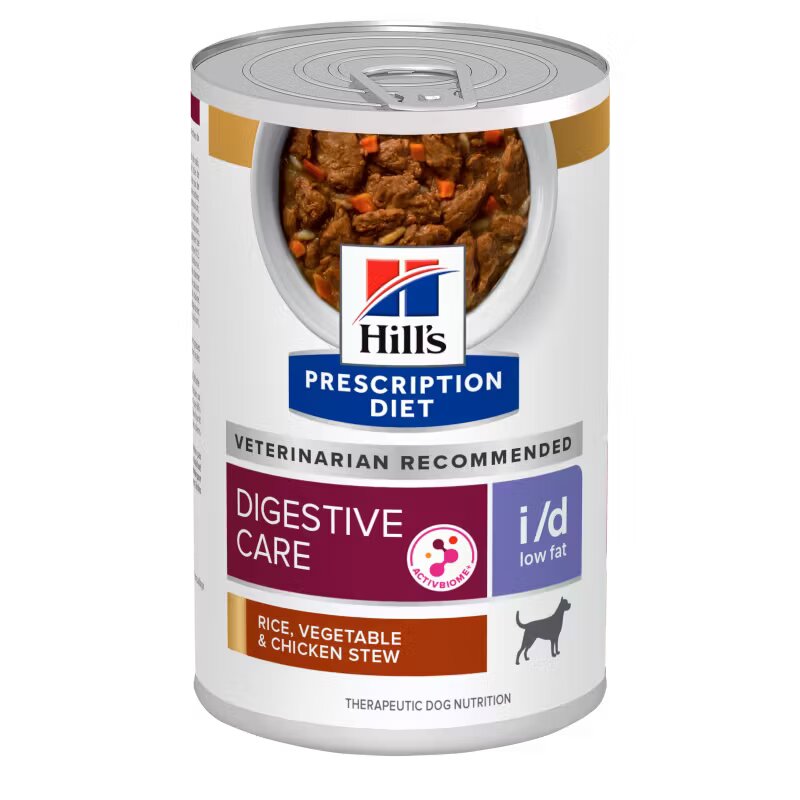 Hills Hill's Prescription Diet Canine I/D Low Fat Chicken and Vegetable Stew 354 g