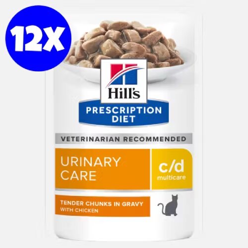 Hills Hill's Prescription Diet Feline c/d Chicken 12x85 g