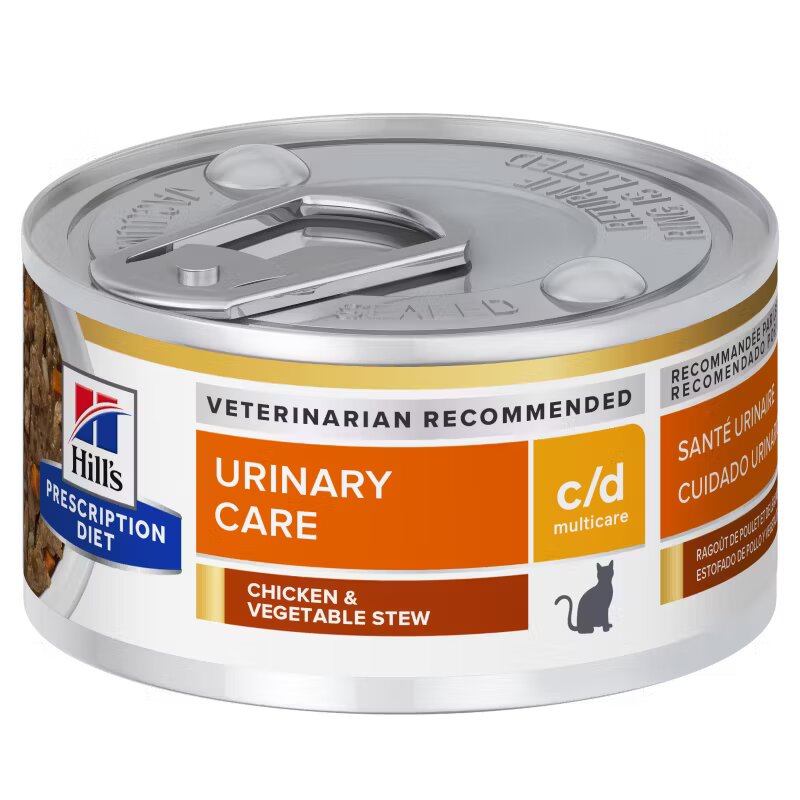 Hills Hill's Prescription Diet Feline C/D Chicken and Vegetable Stew 82 g