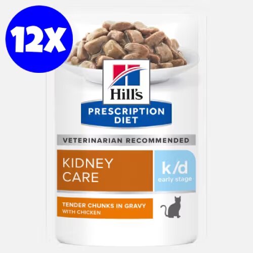 Hills Hill's Prescription Diet Feline k/d Early Stage Chicken 12x85 g