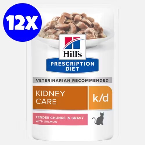 Hills Hill's Prescription Diet Feline k/d Salmon 12x85 g