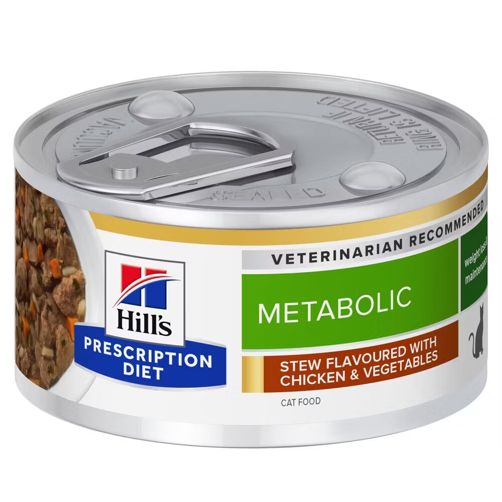 Hills Hill's Prescription Diet Feline Metabolic Chicken and Vegetable Stew 82 g