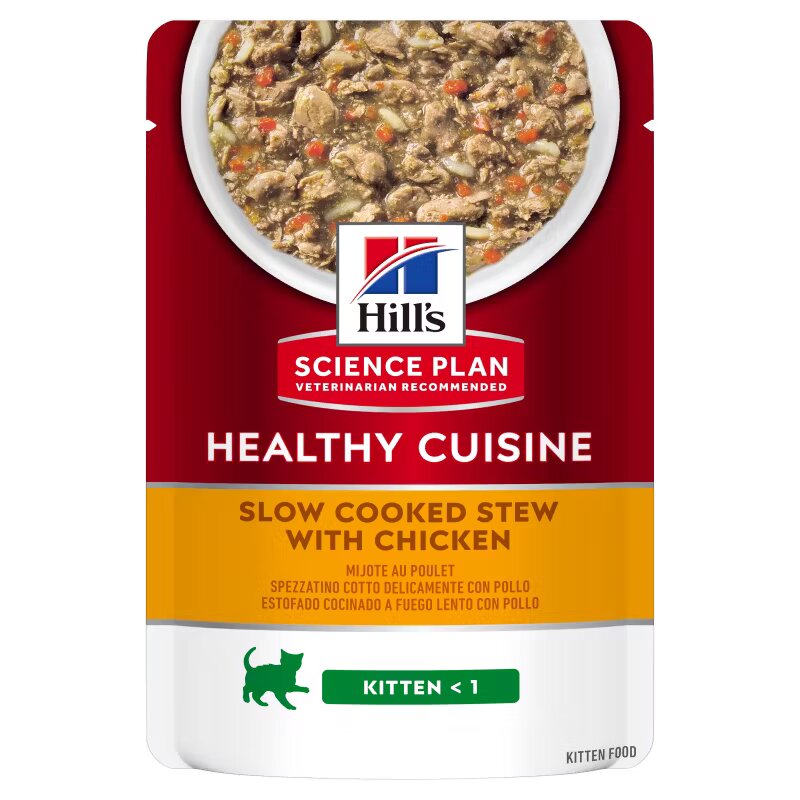 Hills Hrana umeda pisici Hill's Science Plan Feline Kitten Chicken & Vegetables Stew 80 g