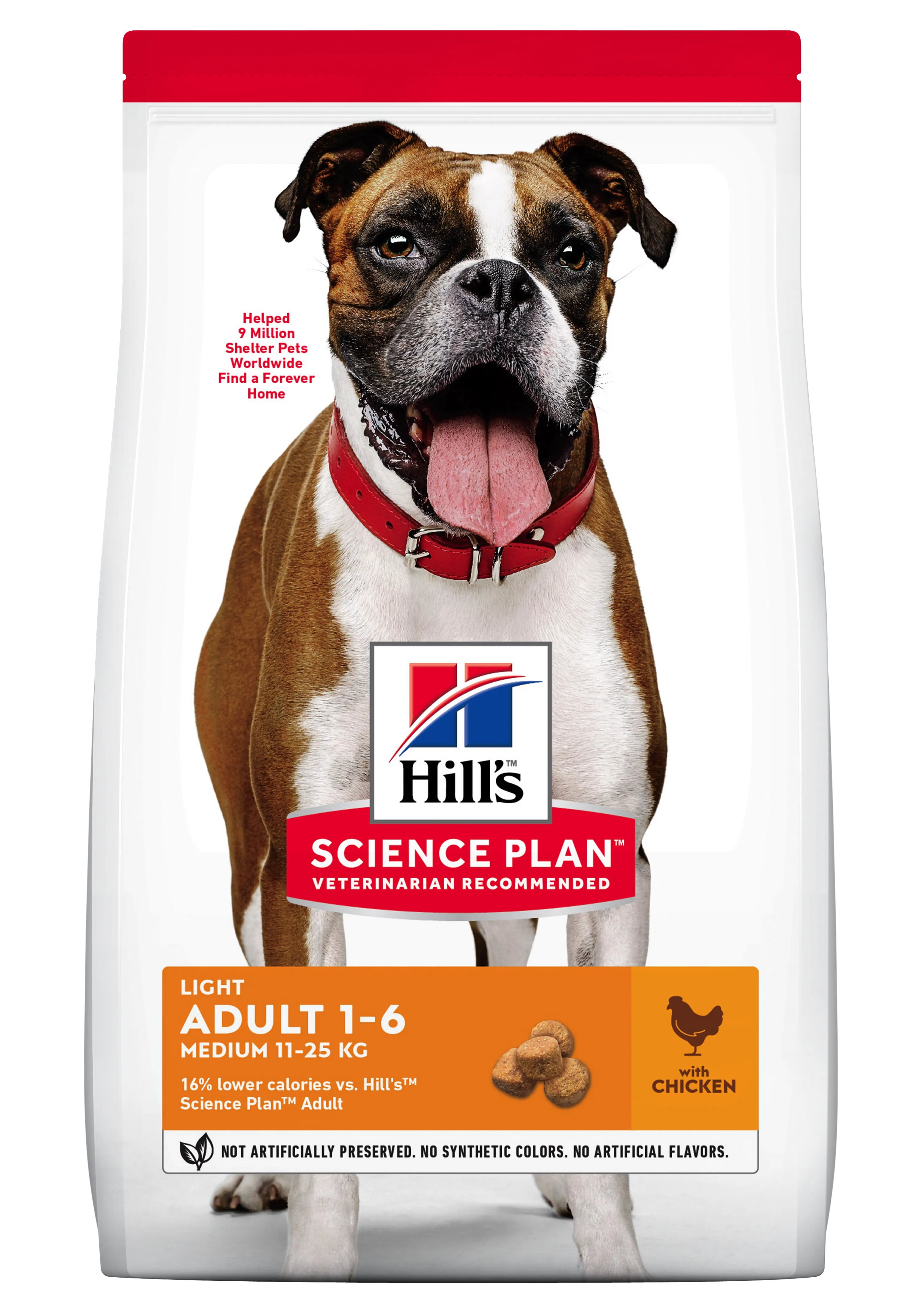 Hills Hrana uscata caini Hill's Science Plan Canine Adult Light Medium Chicken 2.5 kg