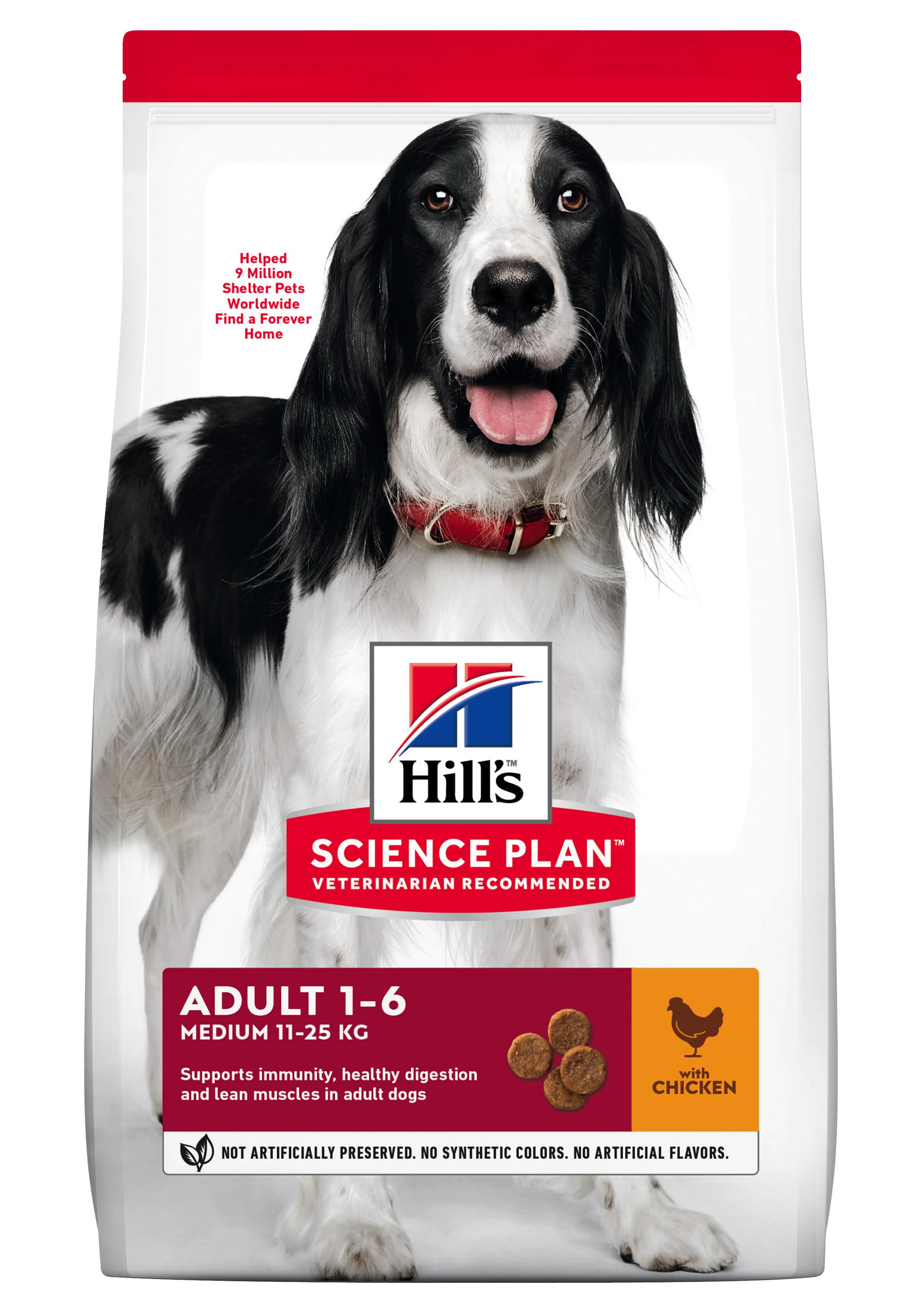 Hills Hrana uscata caini Hill's Science Plan Canine Adult Medium Chicken 14 kg