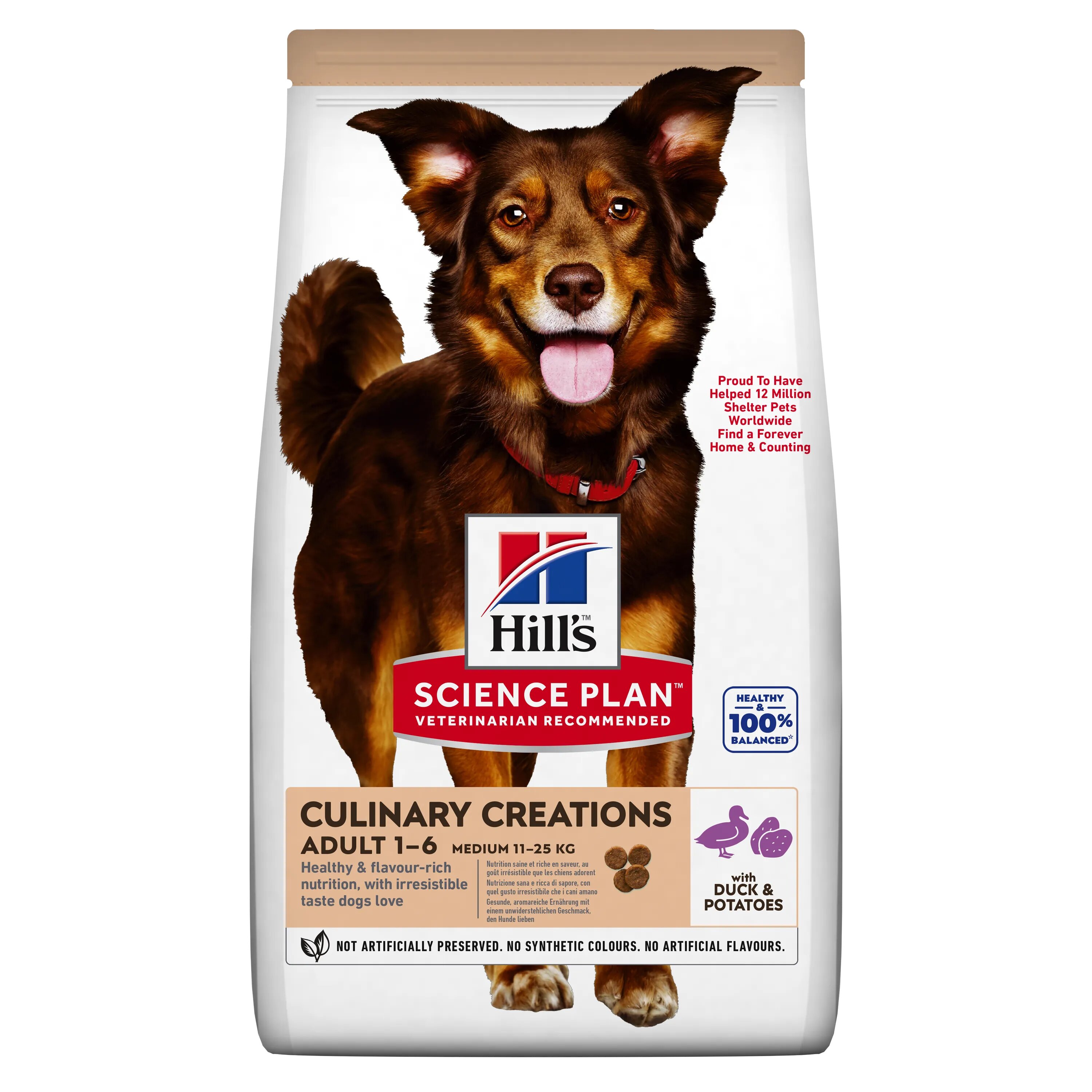 Hills Hrana uscata caini Hill's Science Plan Canine Adult Medium Duck & Potato 2.5 kg