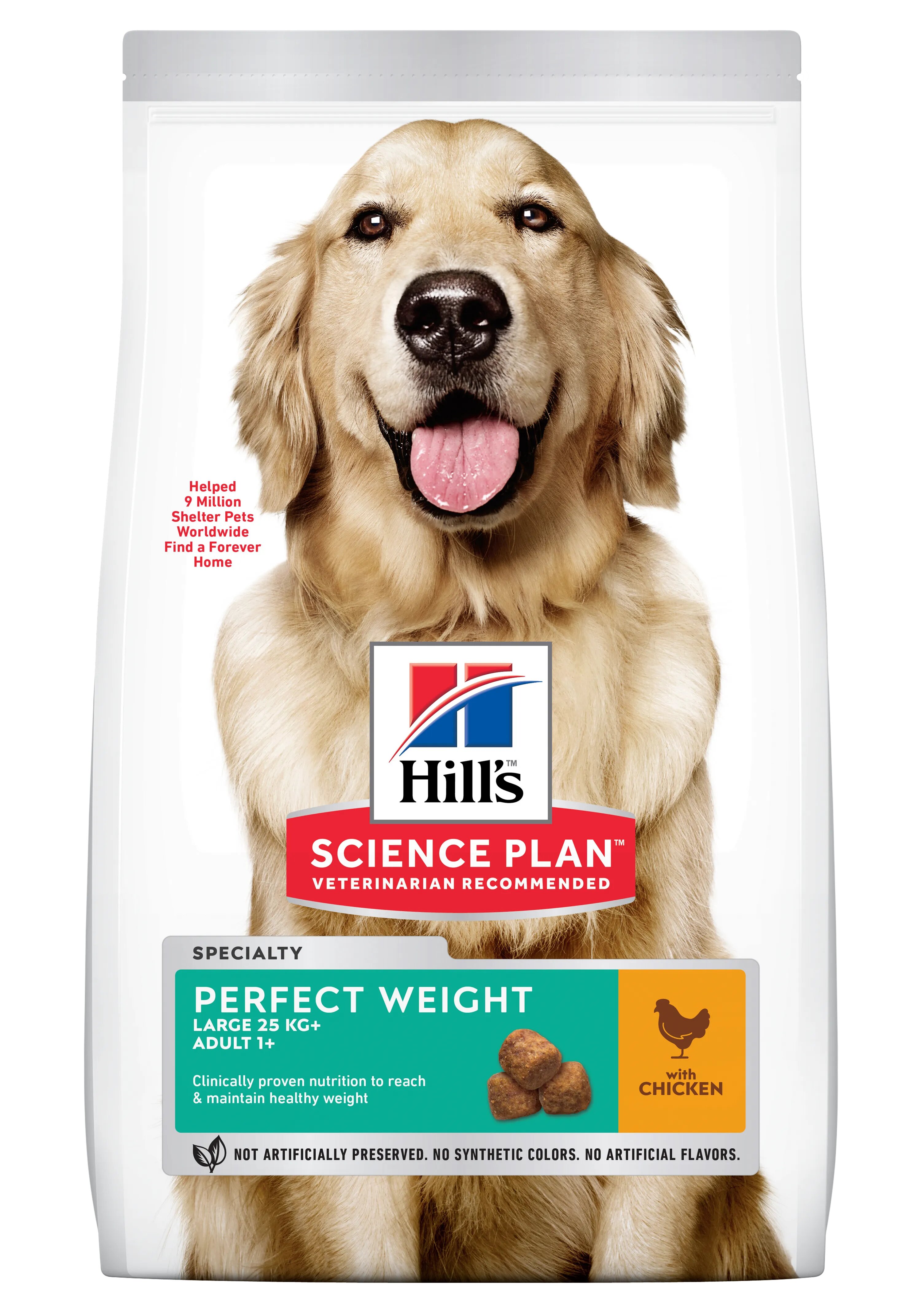 Hills Hrana uscata caini Hill's Science Plan Canine Adult Perfect Weight Large Breed Chicken 12 kg