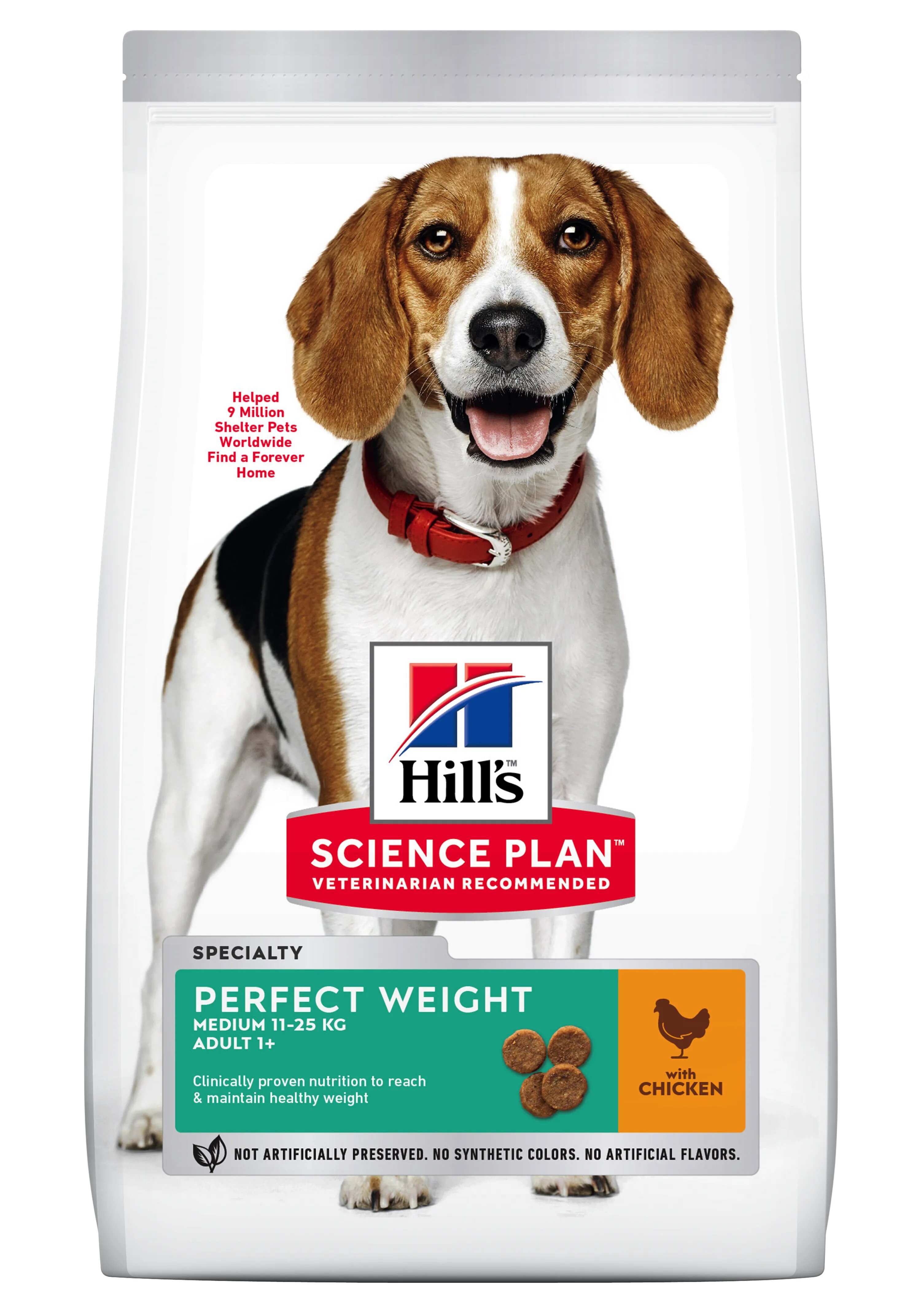 Hills Hrana uscata caini Hill's Science Plan Canine Adult Perfect Weight Medium Chicken 12 kg