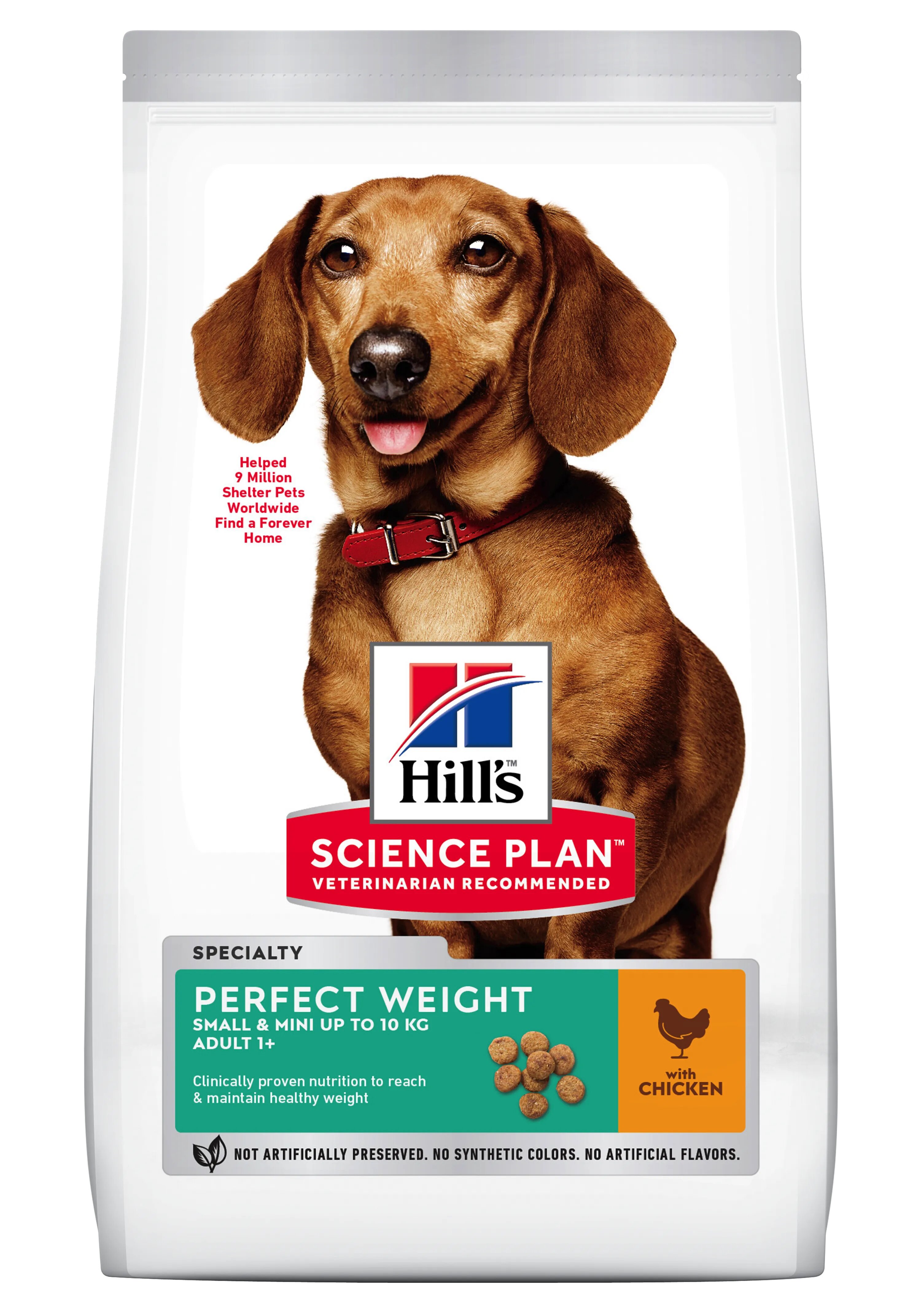 Hills Hrana uscata caini Hill's Science Plan Canine Adult Perfect Weight Small and Mini Chicken 1.5 kg