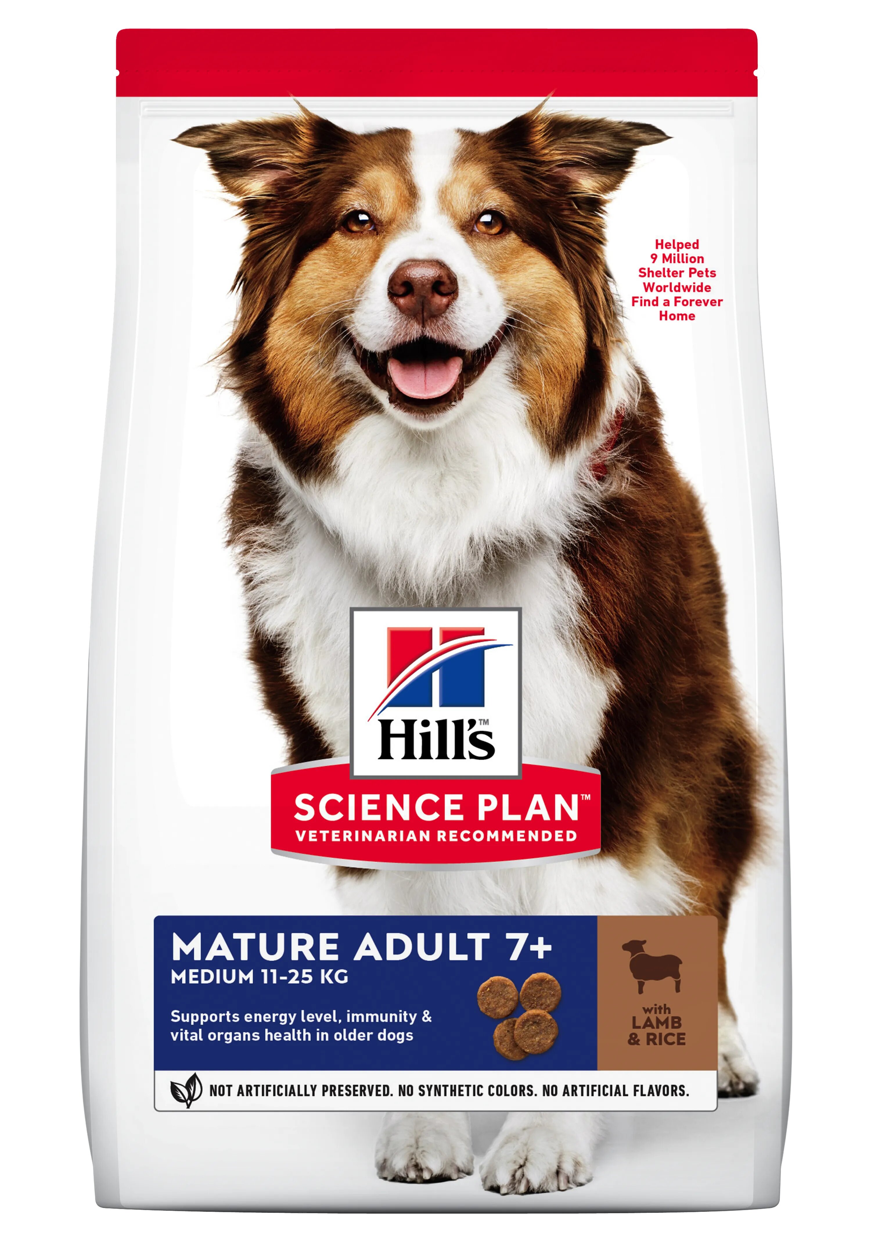 Hills Hrana uscata caini Hill's Science Plan Canine Mature Medium Lamb and Rice 2.5 kg