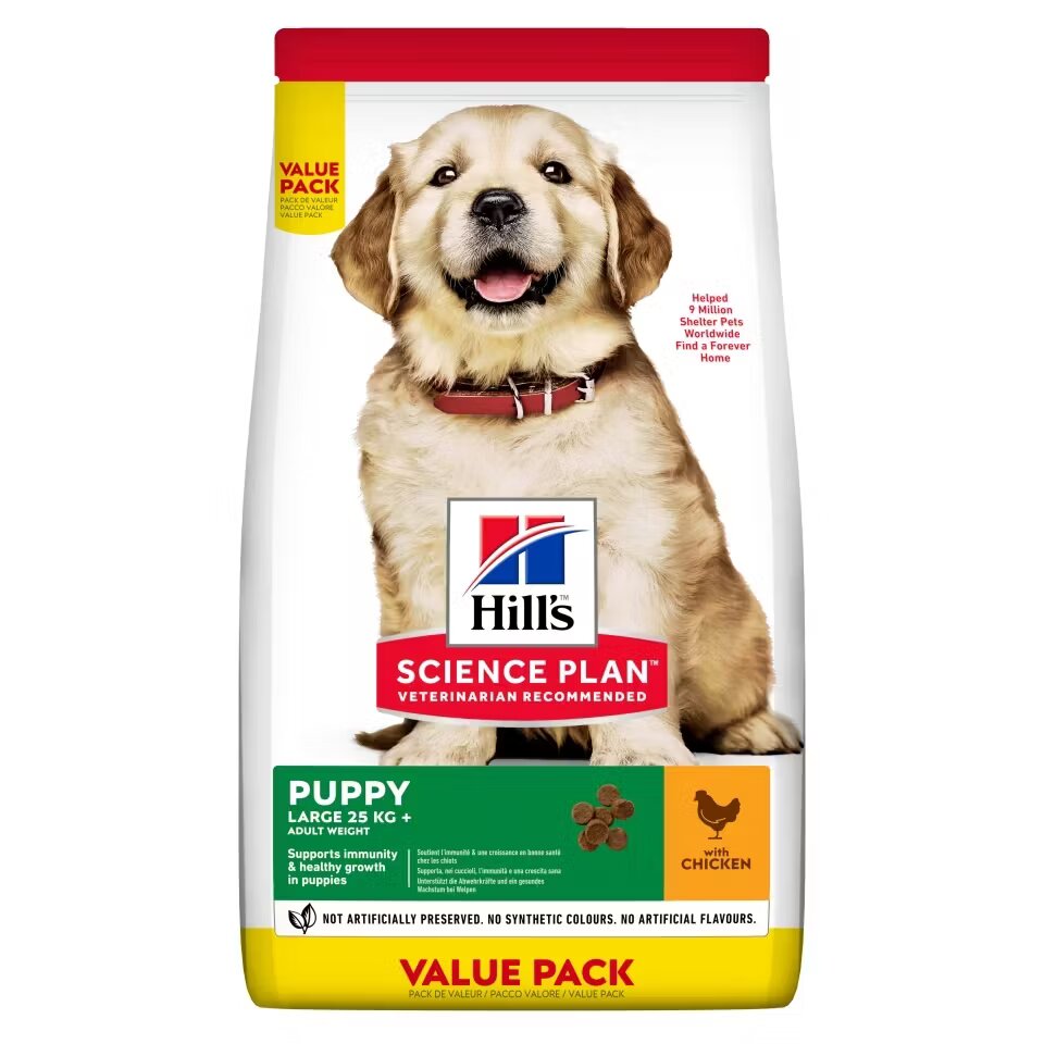 Hills Hrana uscata caini Hill's Science Plan Canine Puppy Large Breed Chicken Value Pack 16 kg