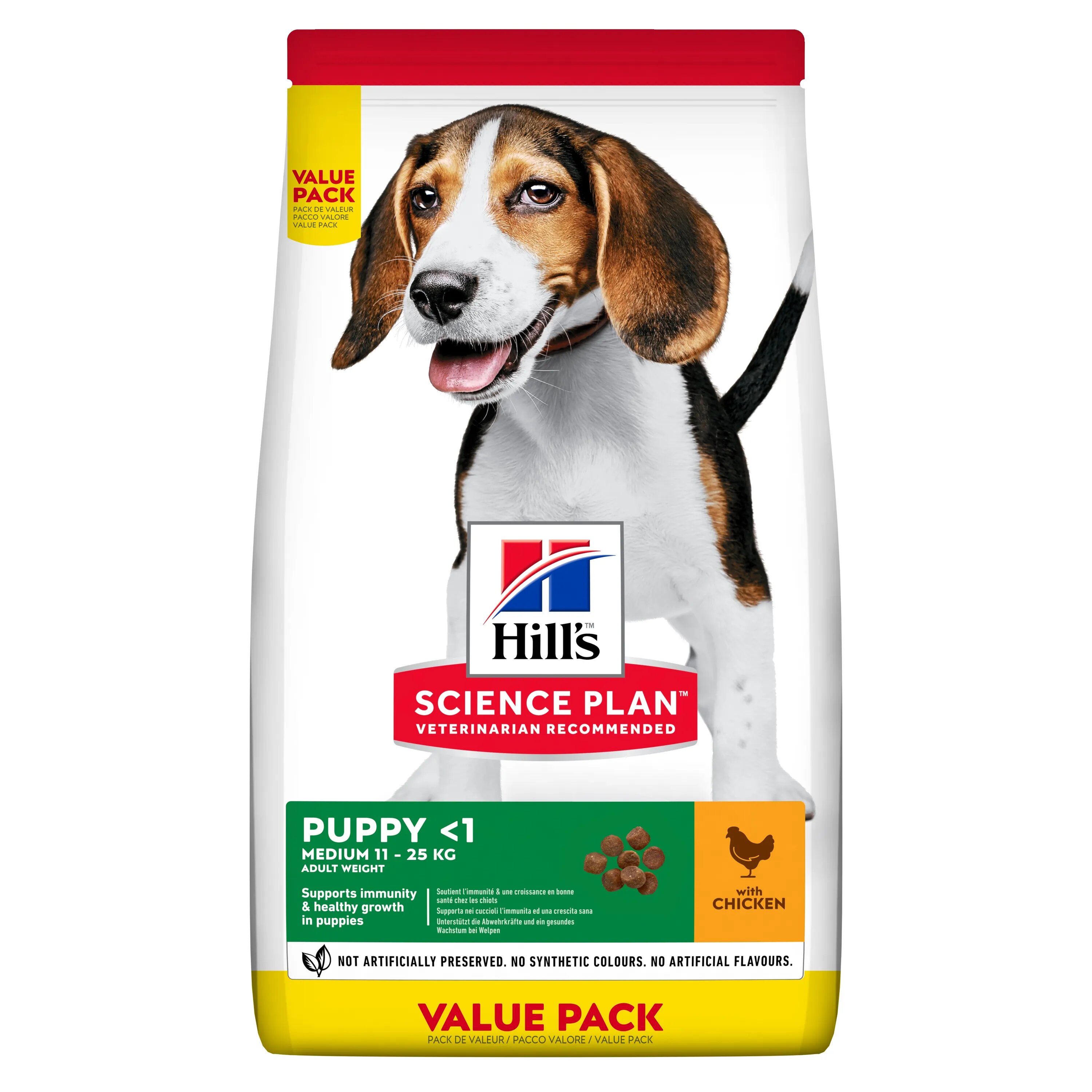 Hills Hrana uscata caini Hill's Science Plan Canine Puppy Medium Chicken Value Pack 18 kg