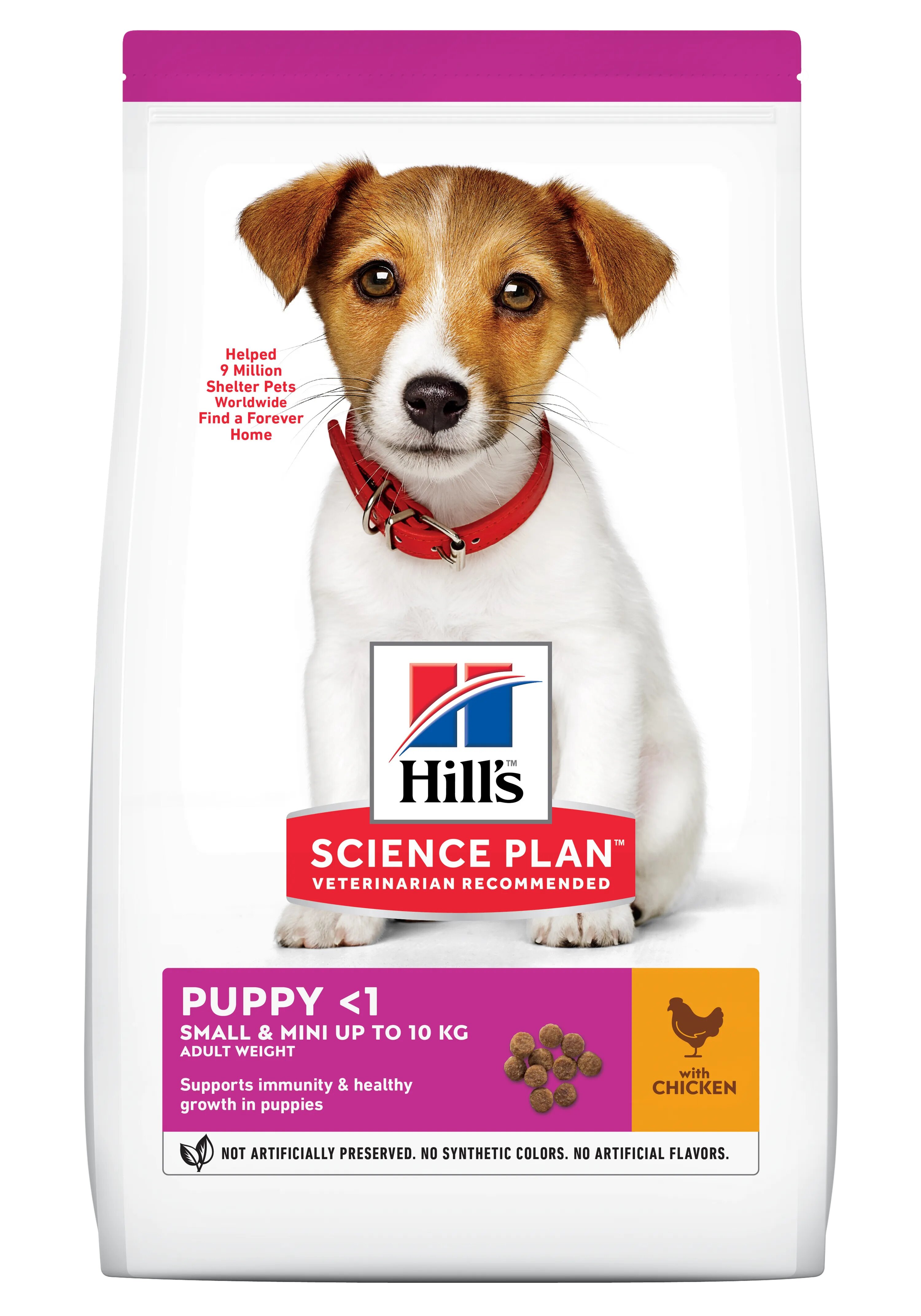 Hills Hrana uscata caini Hill's Science Plan Canine Puppy Small and Mini Chicken 1.5 kg