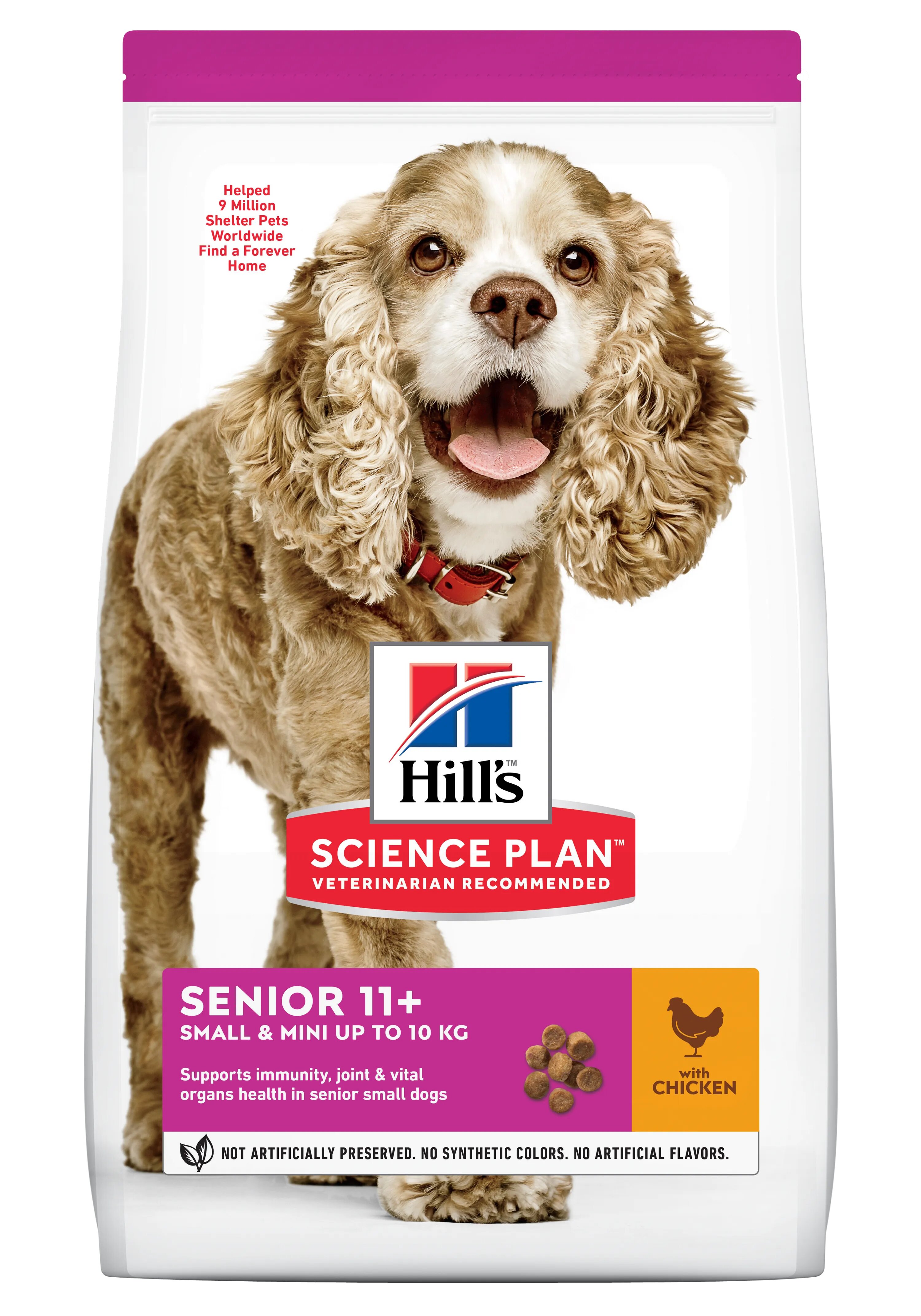Hills Hrana uscata caini Hill's Science Plan Canine Senior Small and Mini Chicken 1.5 kg