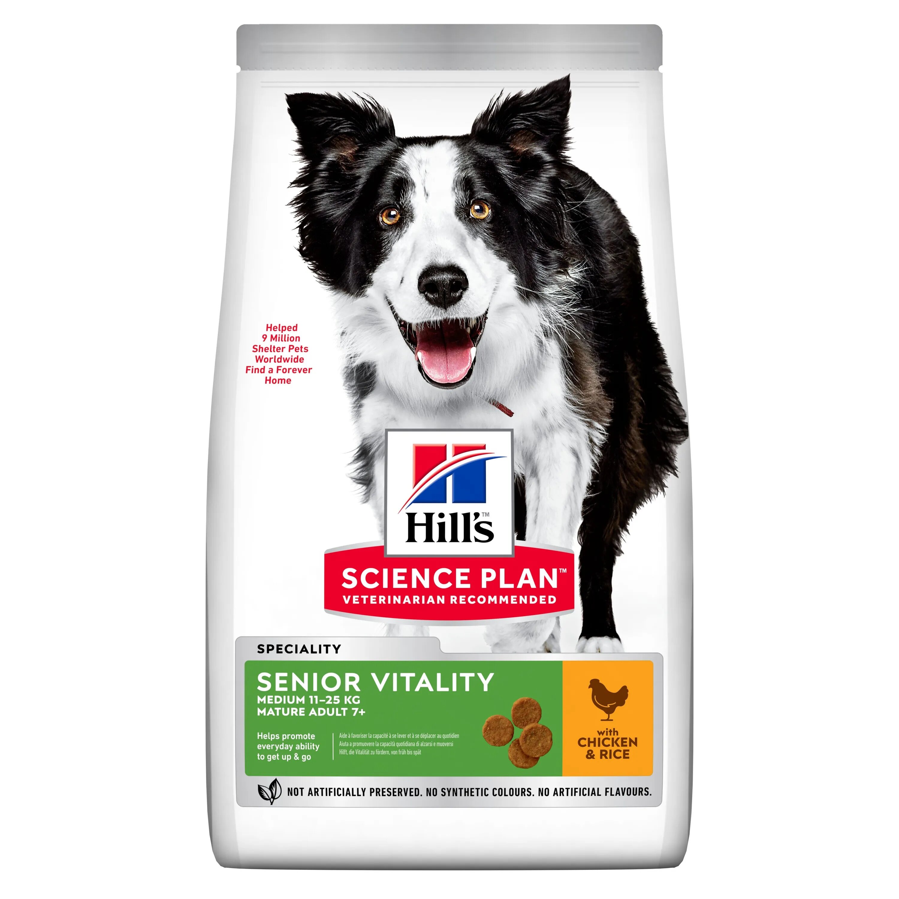 Hills Hrana uscata caini Hill's Science Plan Canine Senior Vitality Medium Chicken 2.5 kg
