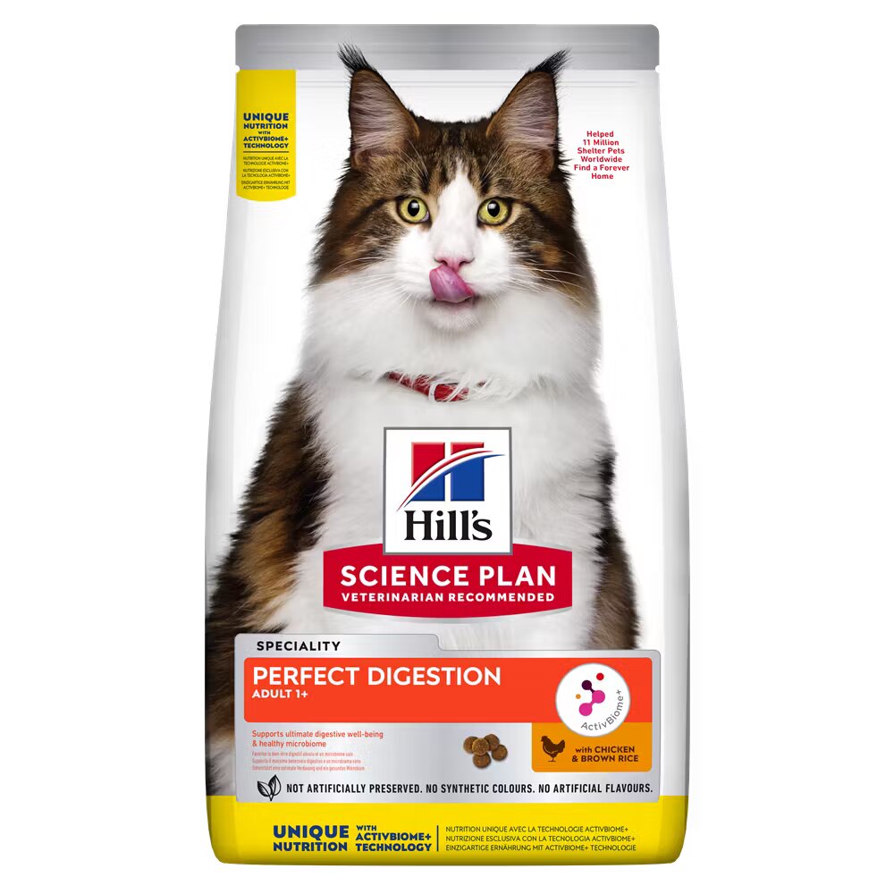 Hills Hrana uscata pisici Hill's Science Plan Feline Adult Perfect Digestion 3 kg