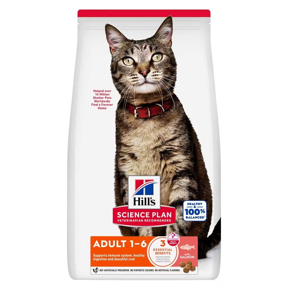 Hills Hrana uscata pisici Hill's Science Plan Feline Adult Salmon 1.5 kg