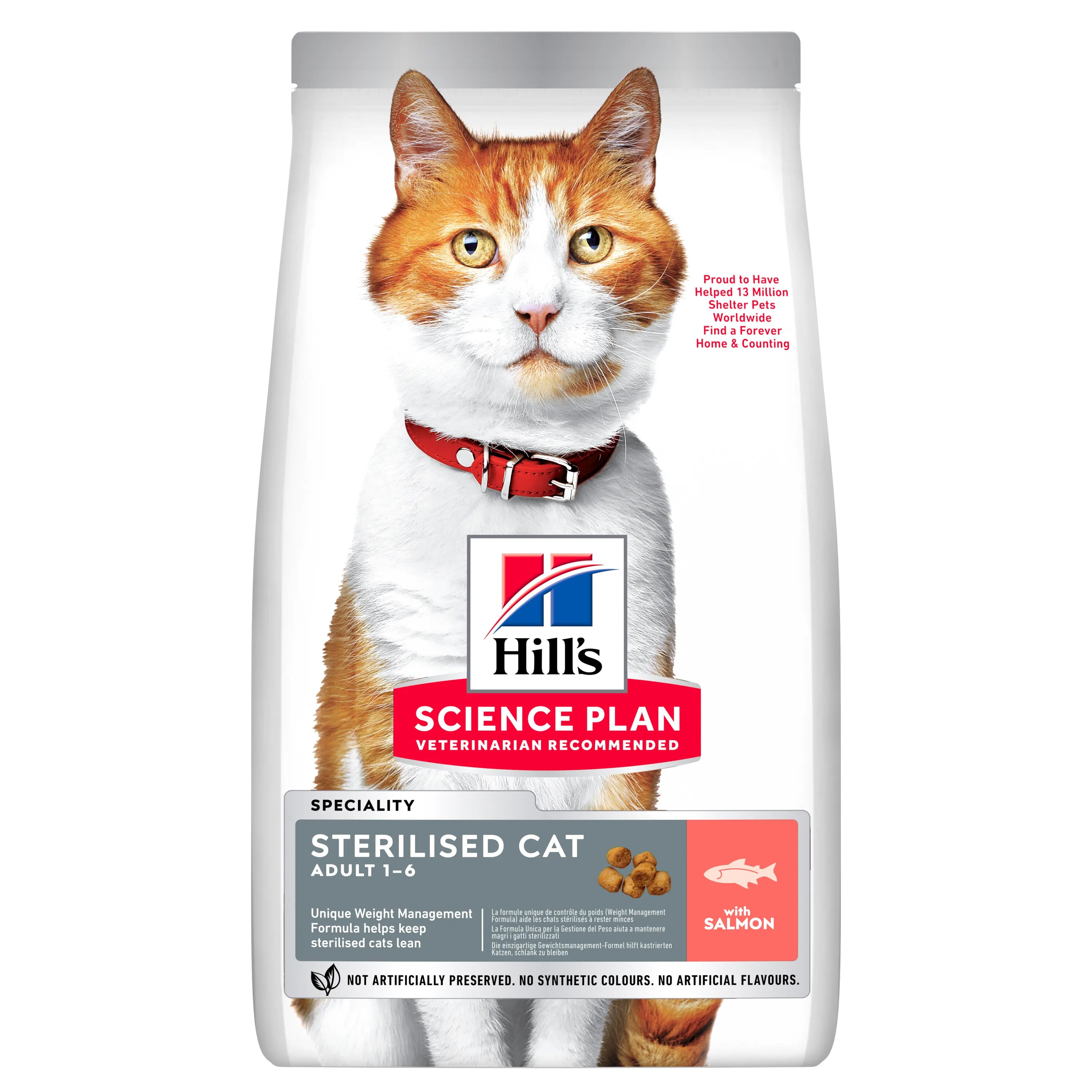 Hills Hrana uscata pisici Hill's Science Plan Feline Adult Sterilised Salmon 1.5 kg