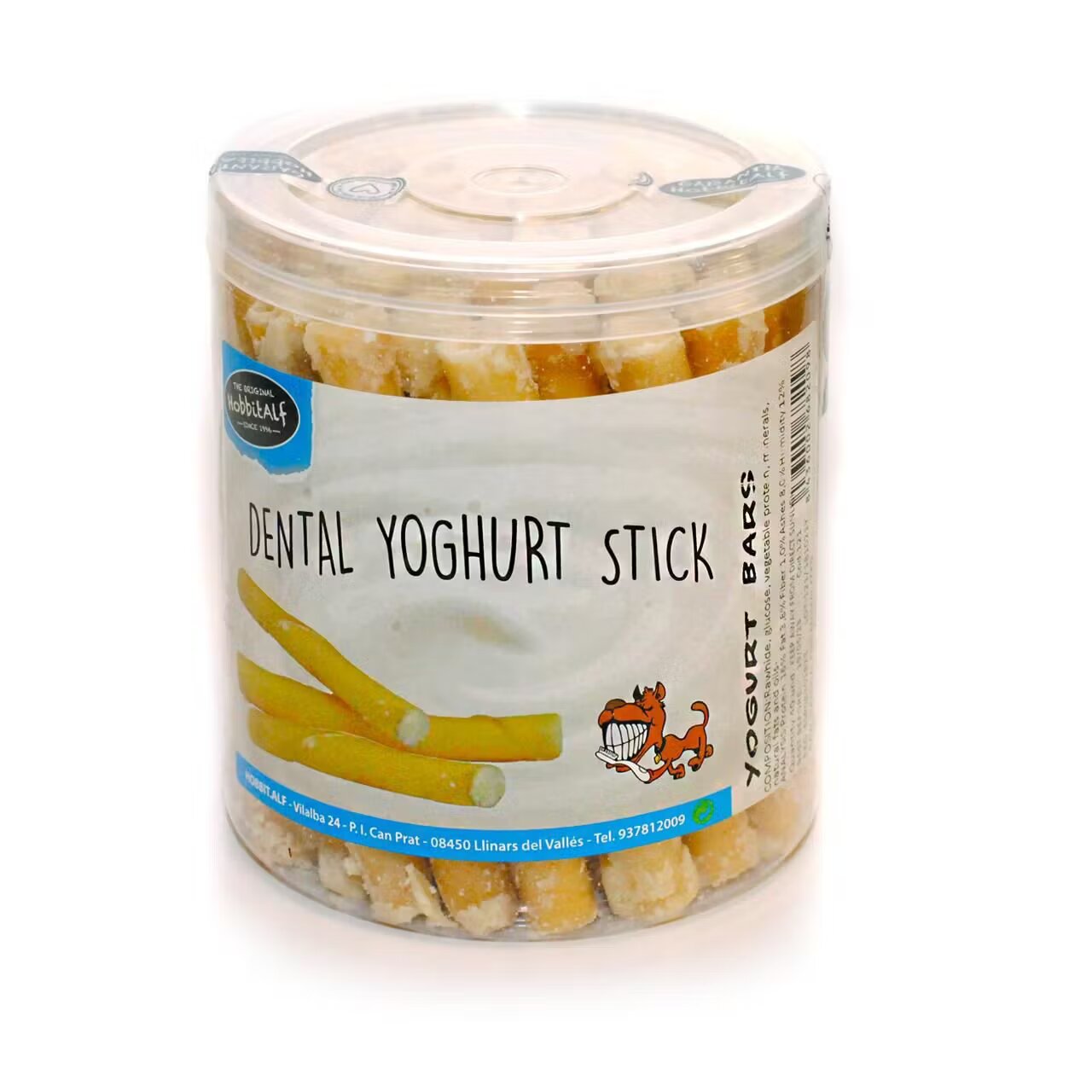 Hobbit Recompense Pentru Caini Dental Stick 12 cm Yogurt 40 buc