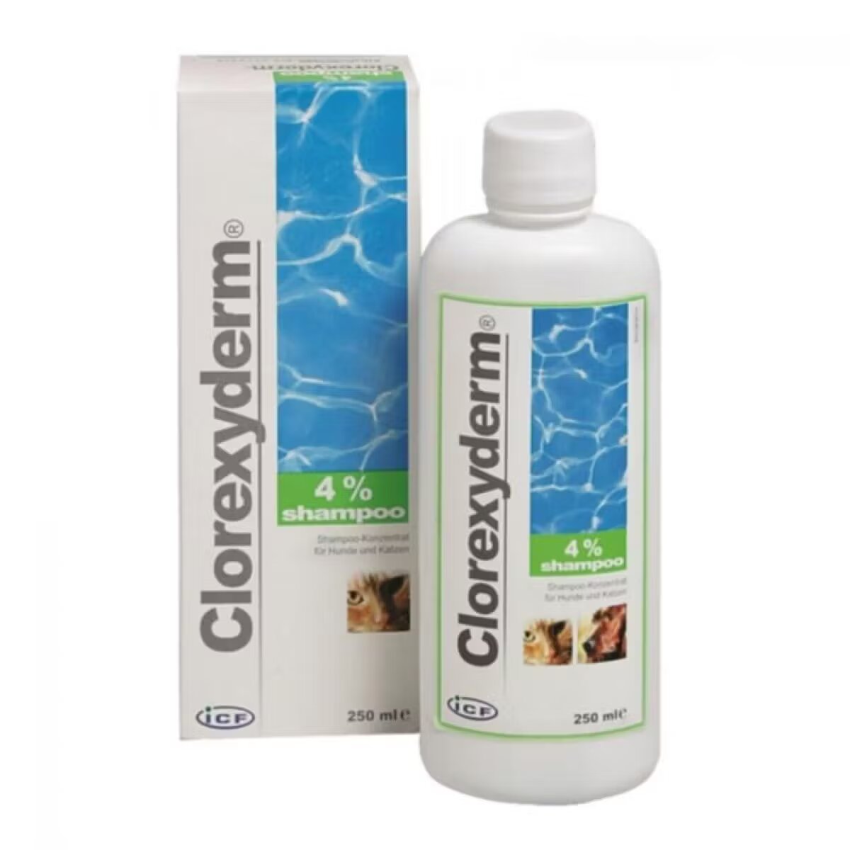 ICF Vet Clorexyderm Sampon 4% 250 ml