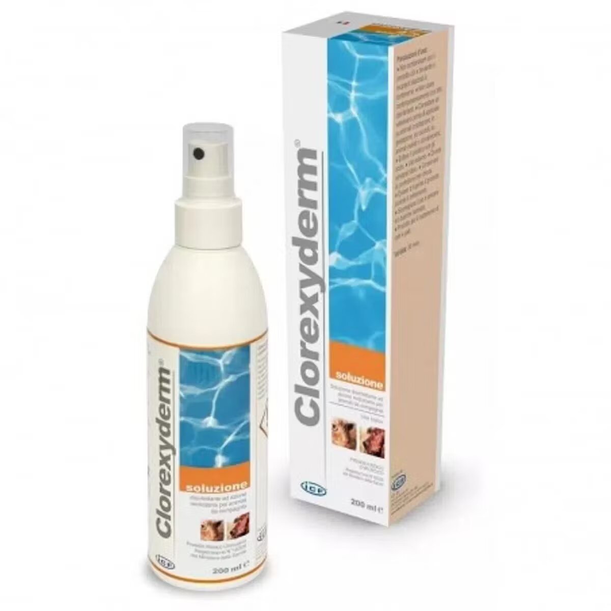 ICF Vet Clorexyderm Solutie 0.5% 200 ml