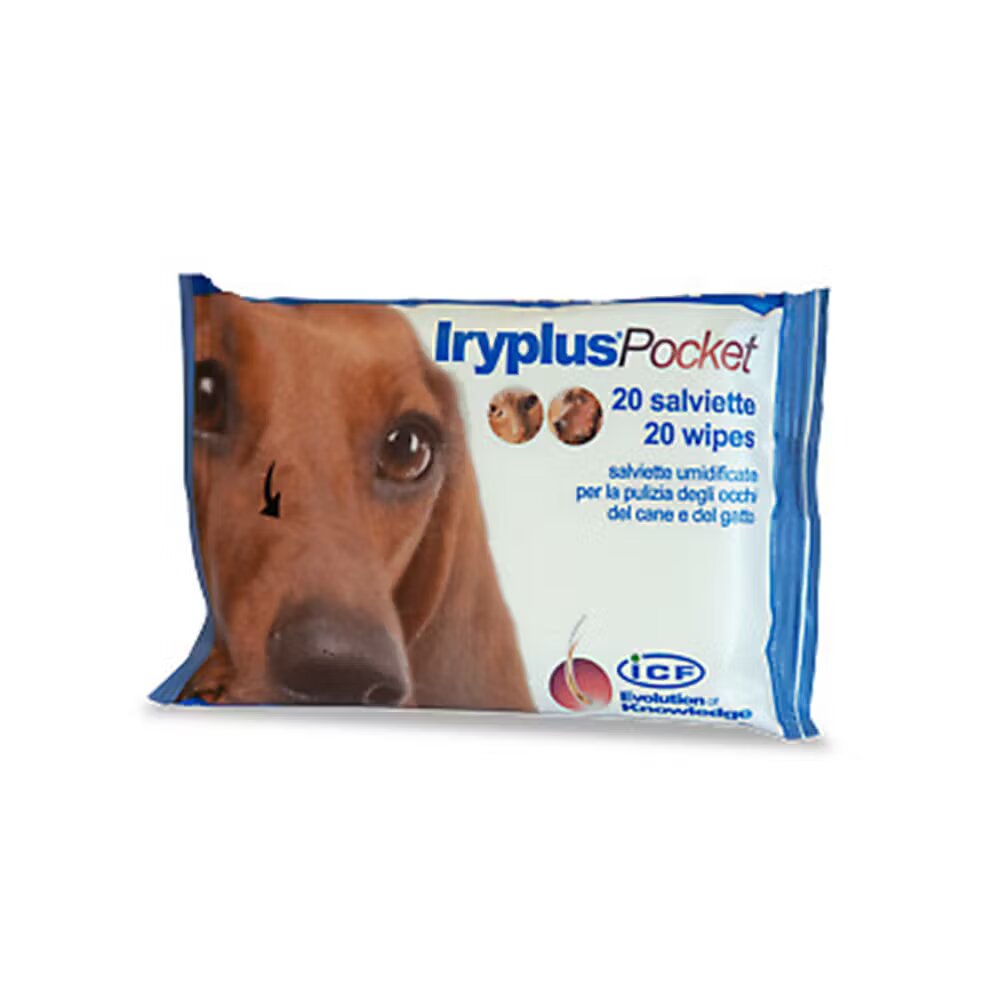 ICF Vet Iryplus Wipes-Pocket 20 Servetele Umede