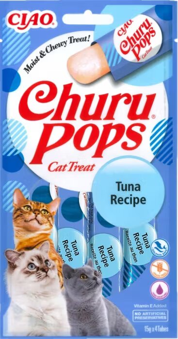 Inaba Churu Pops Recompensa Suculenta cu Ton 15 g x 4 buc