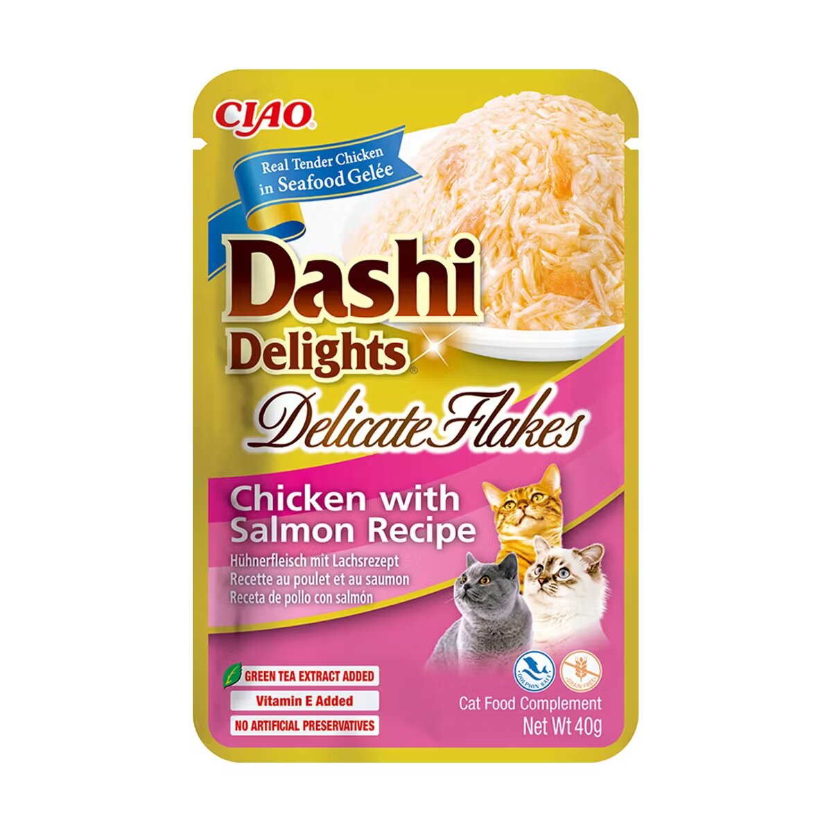 Inaba Ciao Dashi Delights Delicate Flakes Pui si Somon 40 g