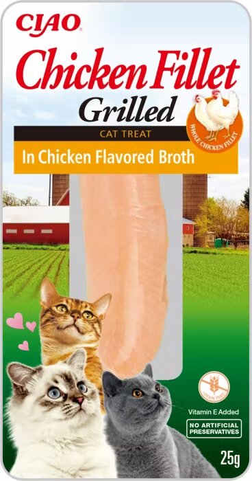 Inaba Ciao File de Pui la Gratar in Supa cu Aroma de Pui 25 g